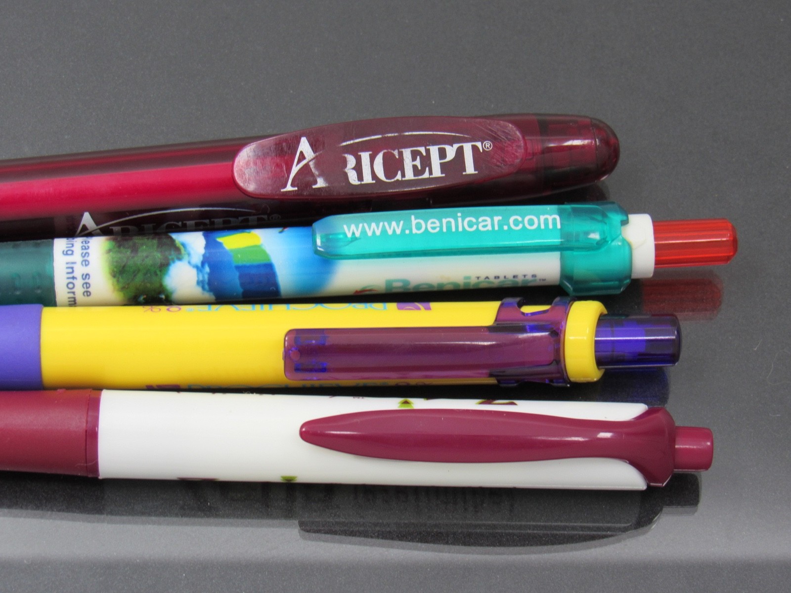 Aricept Benicar Prochieve Zetia PENS Drug Rep Pharmaceutical Advertising Lot x 4