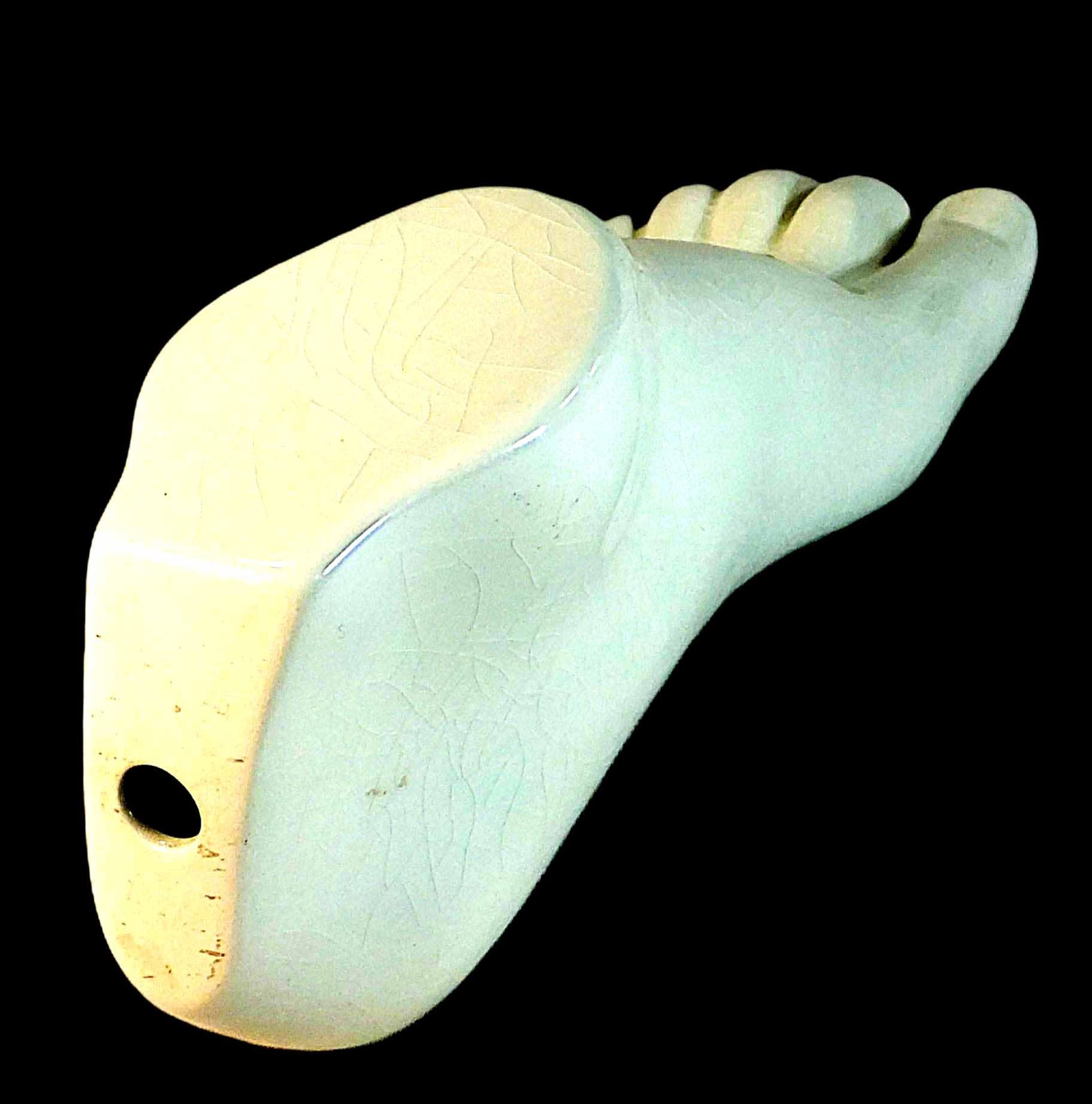 UNUSUAL ROYAL DOULTON Dr. SCHOLL COMMISSIONED SHOP DISPLAY CERAMIC FOOT – 1921