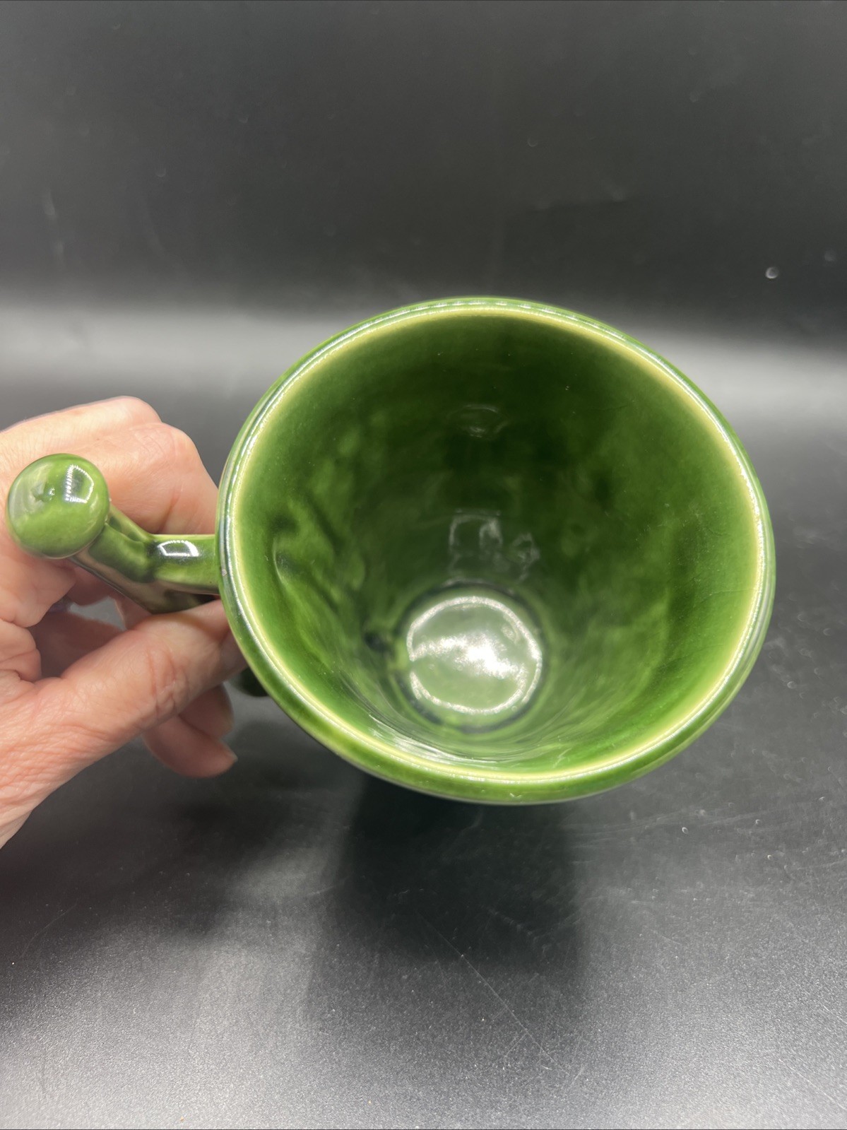 Vtg McCoy Schering Advertising Coricidin Mortar Pestle Cosmas & Damian Rx Mug