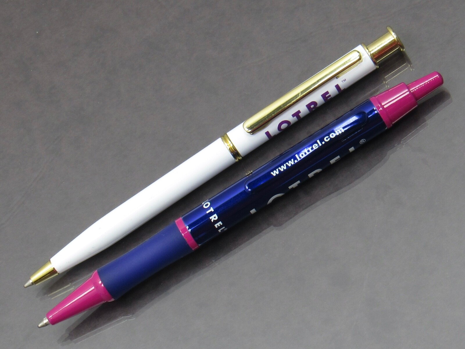 Lotrel Metal PENS Drug Rep Pharmaceutical Promo Medical Advertising Lot of 2