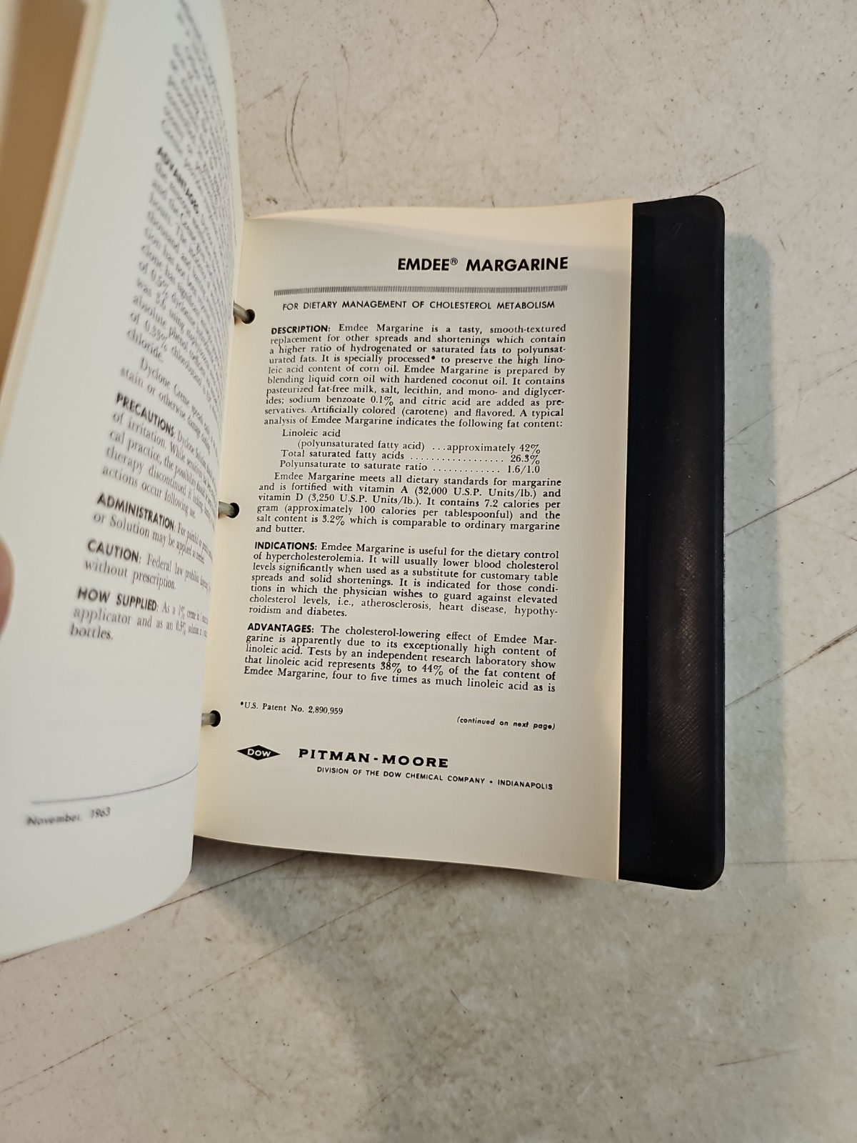 Vintage 1966 Pitman-Moore Company Price List & Product Descriptions In Binder