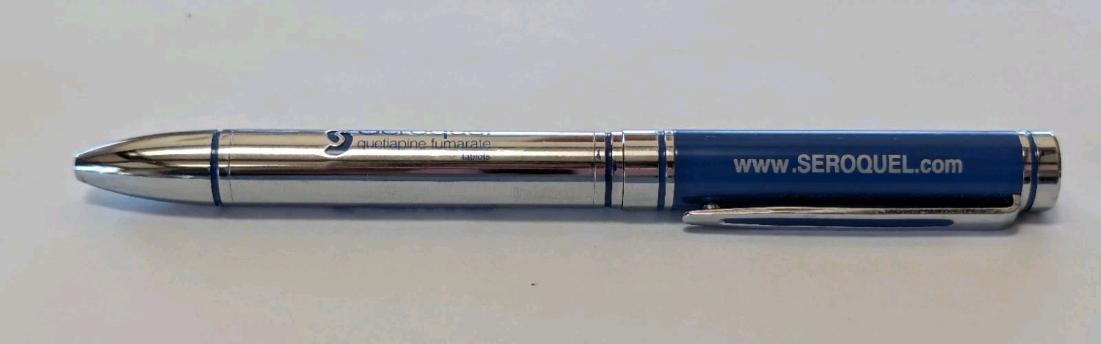 Seroquel Heavy Metal Twist PEN Drug Rep Pharmaceutical Promo Medical Advertising