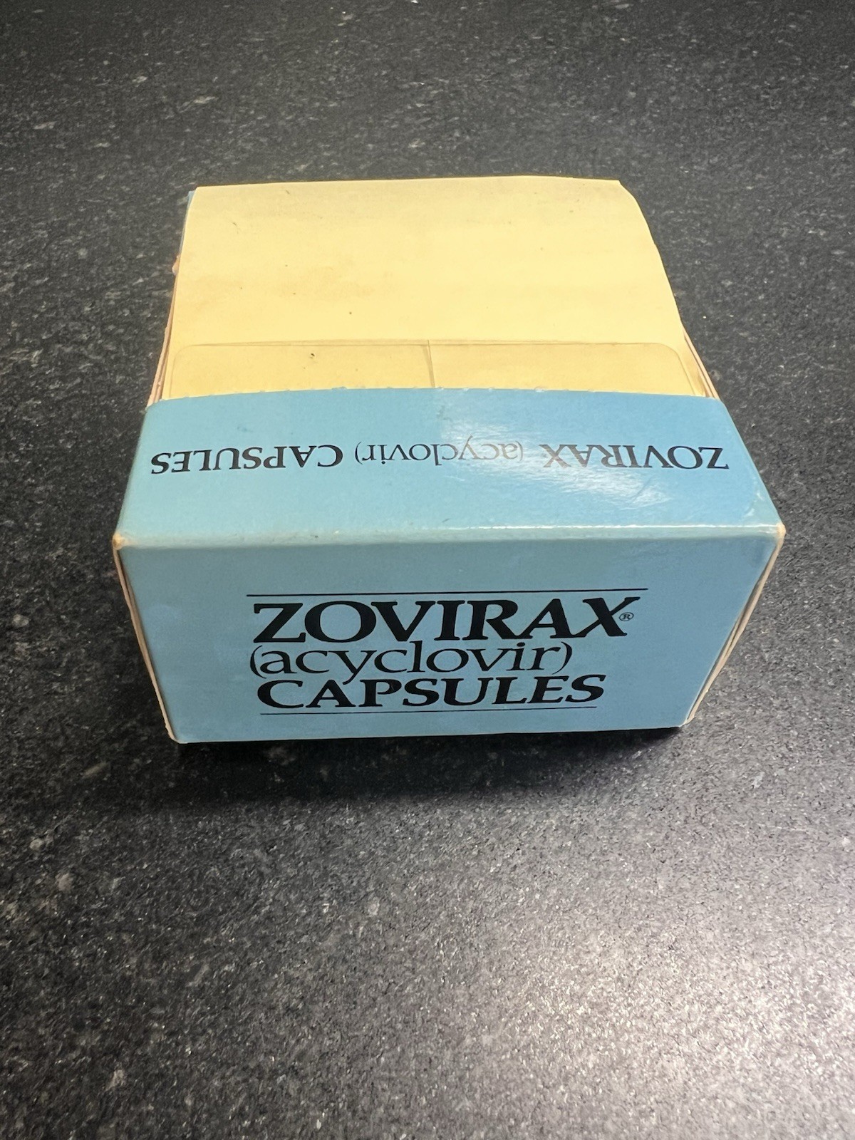 Vtg Zovirax “Pop’nJot” Sticky Note Dispenser Pharmaceutical Desk Display