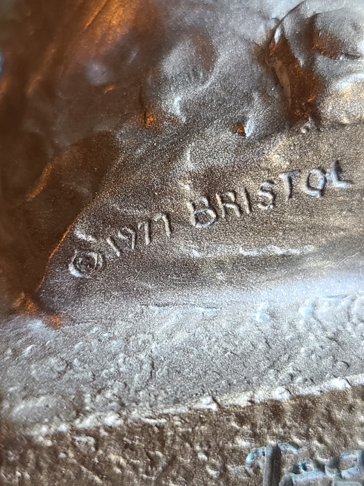 Vintage Oxford Bobby Bust Bristol Laboratories Tegopen Promo 1977