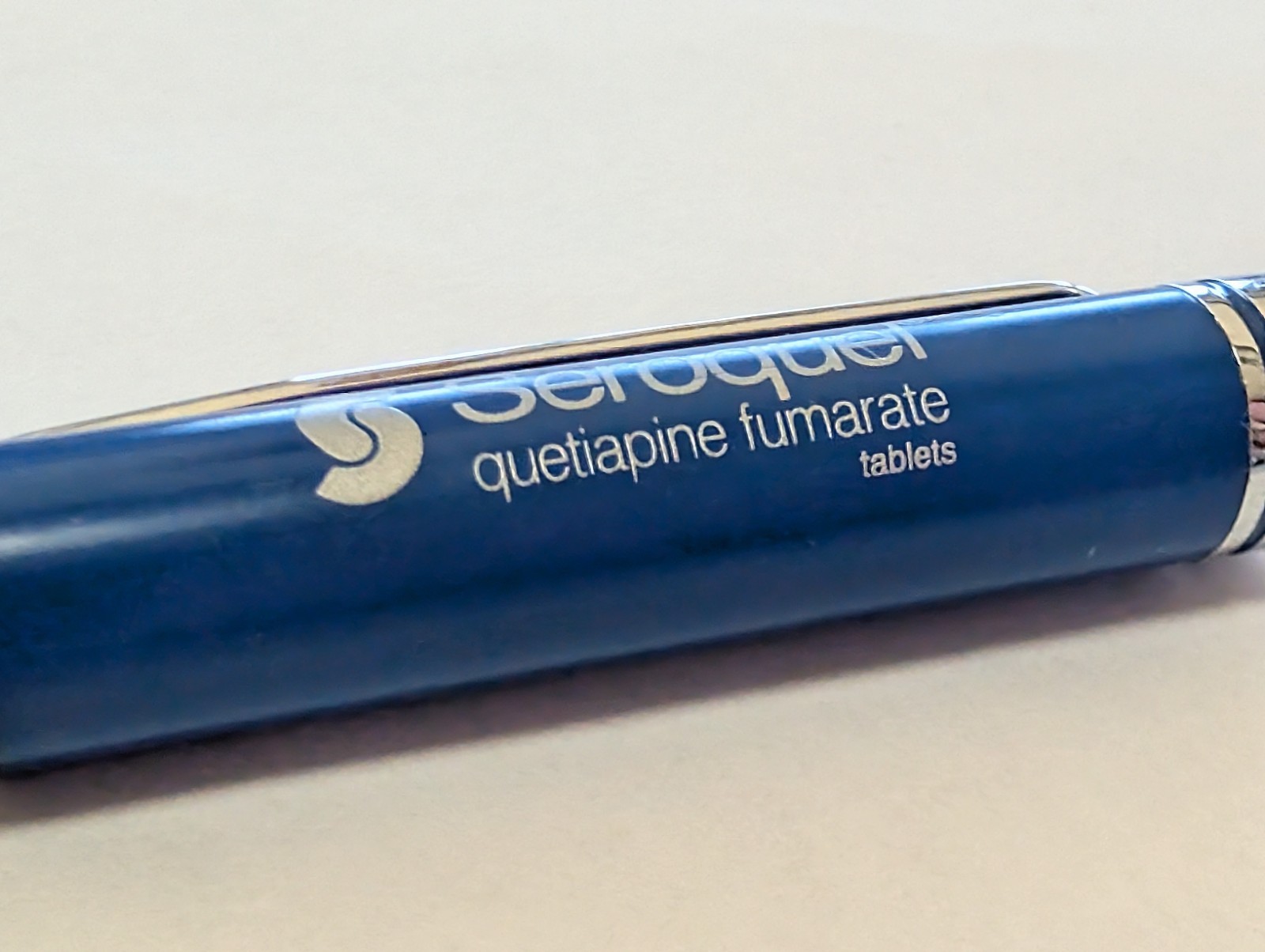 Seroquel Heavy Metal Twist PEN Drug Rep Pharmaceutical Promo Medical Advertising
