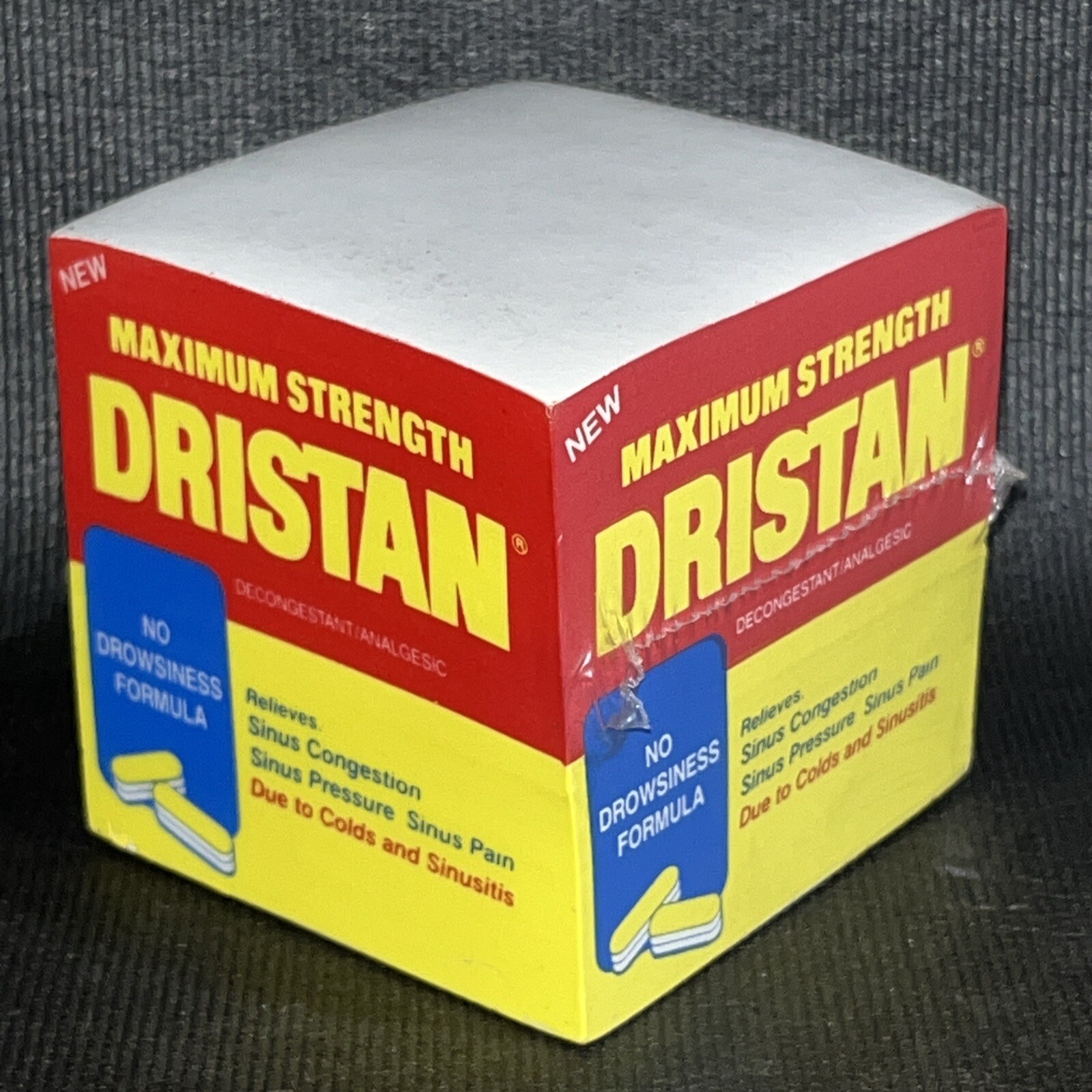 Sticky Note Pad Dristan Decongestant Analgesic Pharmaceutical Drug Rep Promo NEW