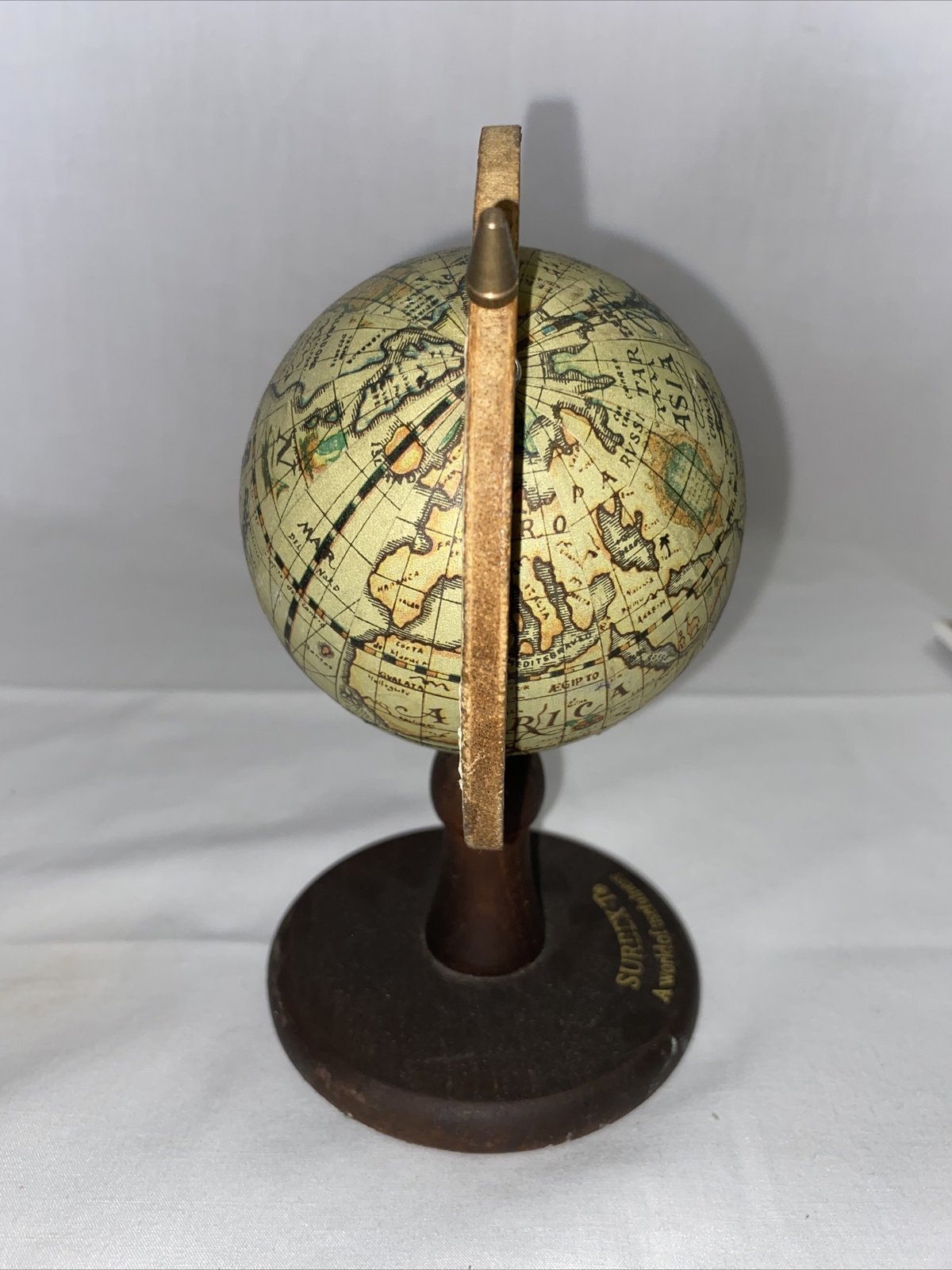 Vintage Surbex-T Pharmaceutical Rep Drug Advertising World Globe Small RM9