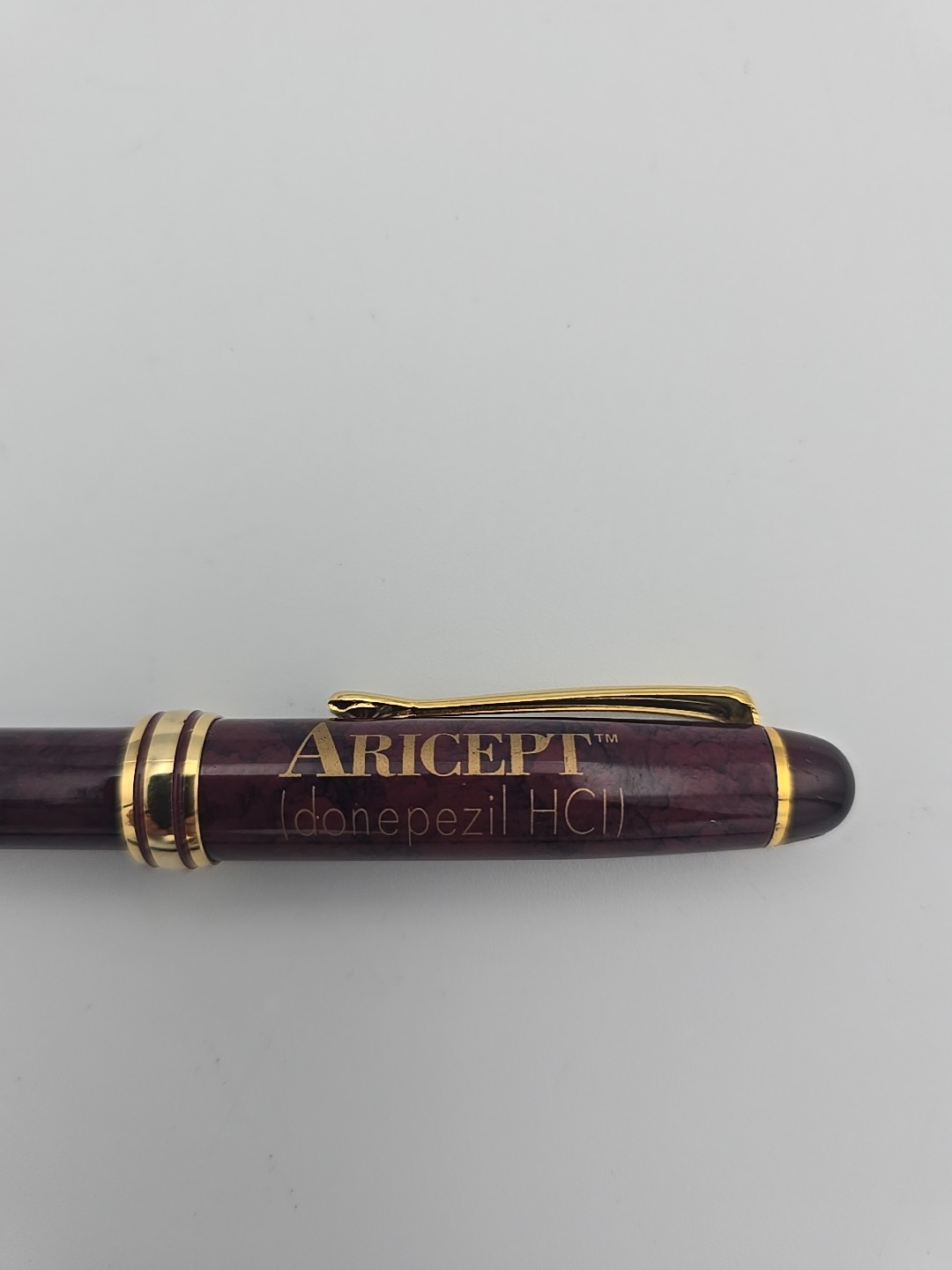 Aricept Heavy Metal PEN Clicker Drug Rep Pharmaceutical Promo Advertising works