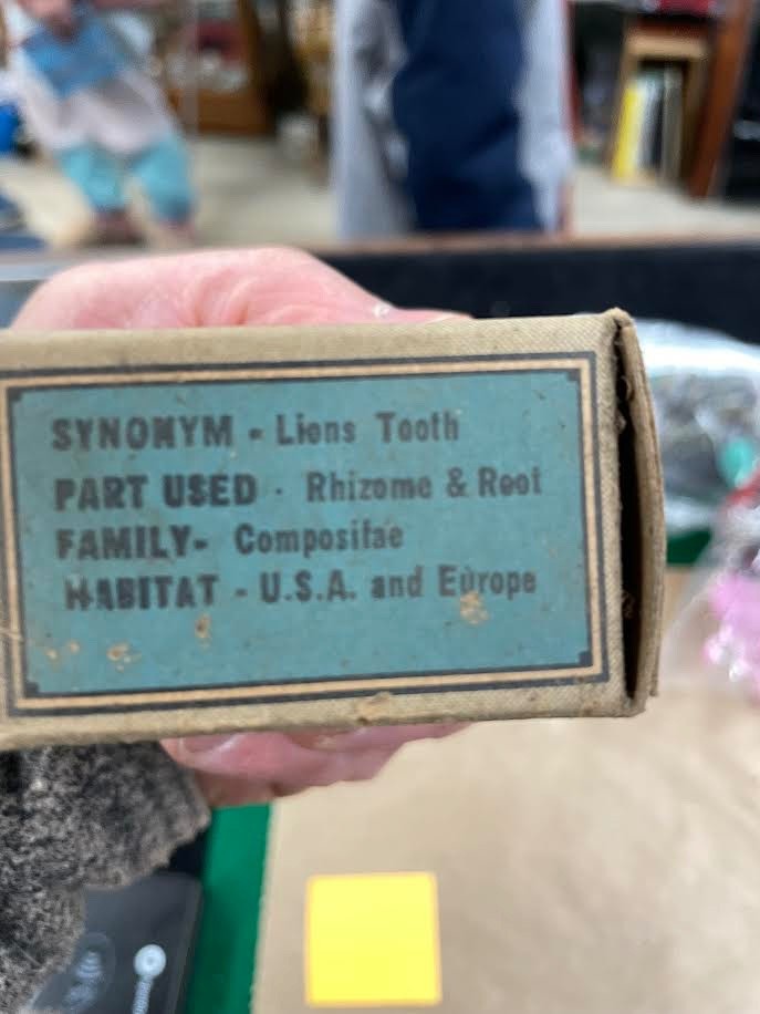Vtg Medical Pharmacy Quack Cure Initial Line S. B. Penick Co. – Dandelion Root