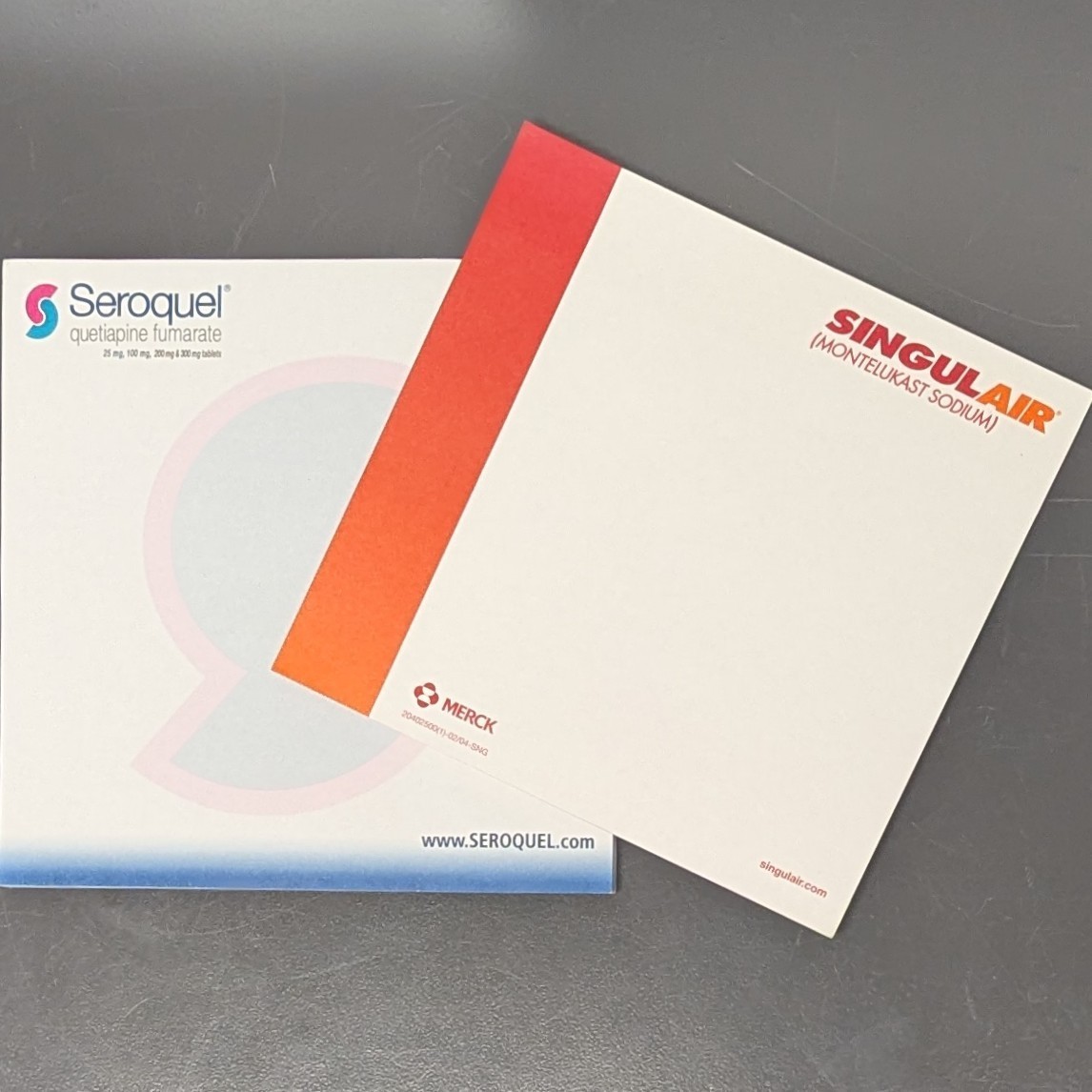 Drug Rep Pharmaceutical Advertising Large Notepad Promo Mixed Sticky Pads