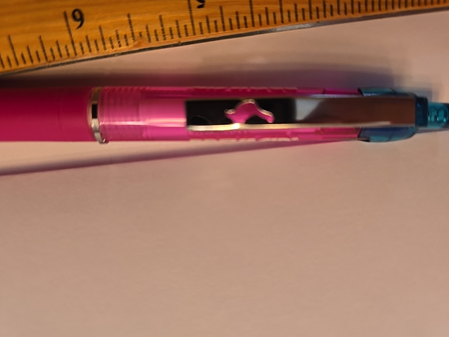 Prevacid-Pink/Green Plastic Pen-Pharmaceutical Drug Rep Collectible Pen