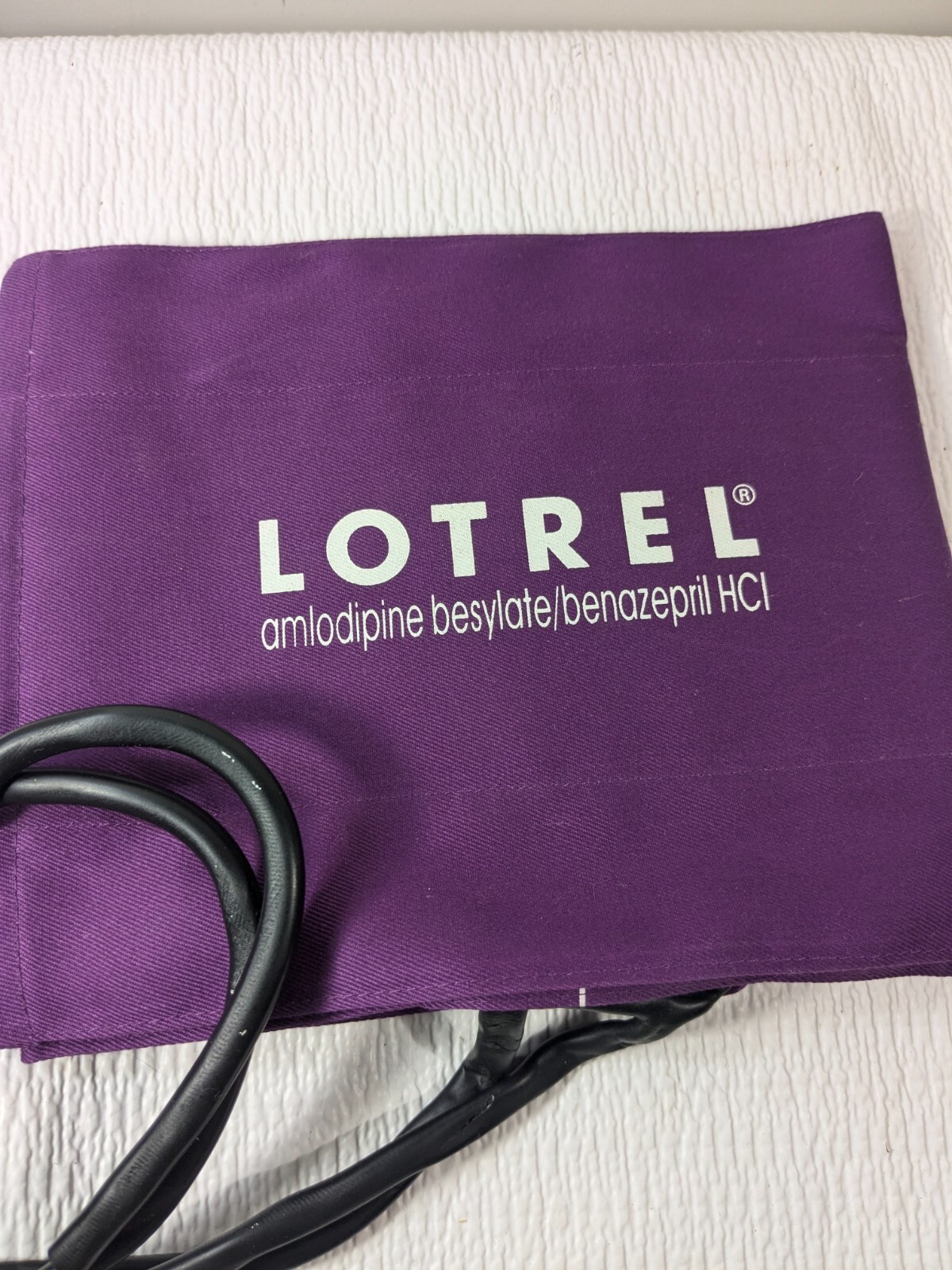 Lotrel Blood Pressure Cuff Heart Rate Drug Rep Pharmaceutical advertisement READ