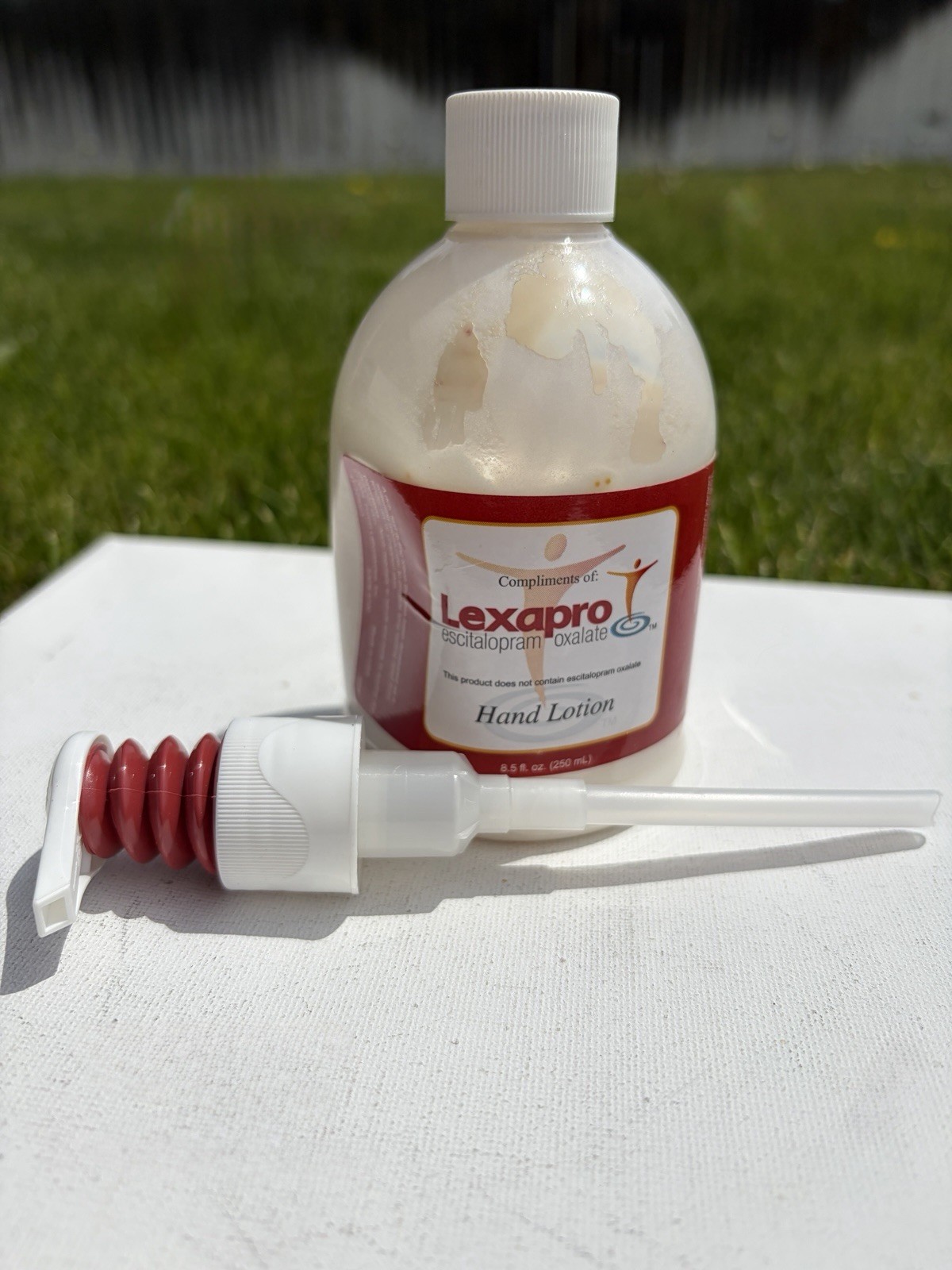 LEXAPRO Hand Lotion 8.5oz Sealed NOS Pharmaceutical Drug Rep PromoSoap