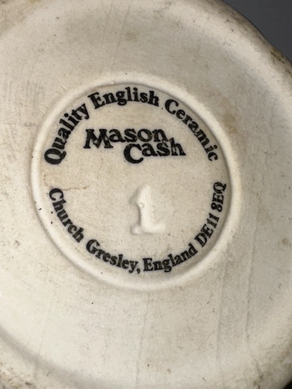 VTG MASON CASH English Ceramic Porcelain Mortar & Pestle Apothecary England