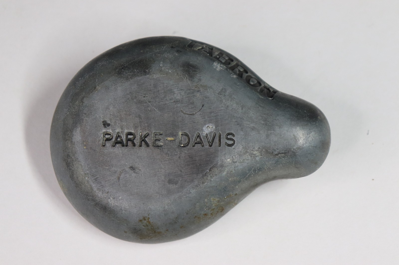 VTG Tabron Metal Paperweight Salesman Sample Gift Fetal Baby Parke-Davis (s824)