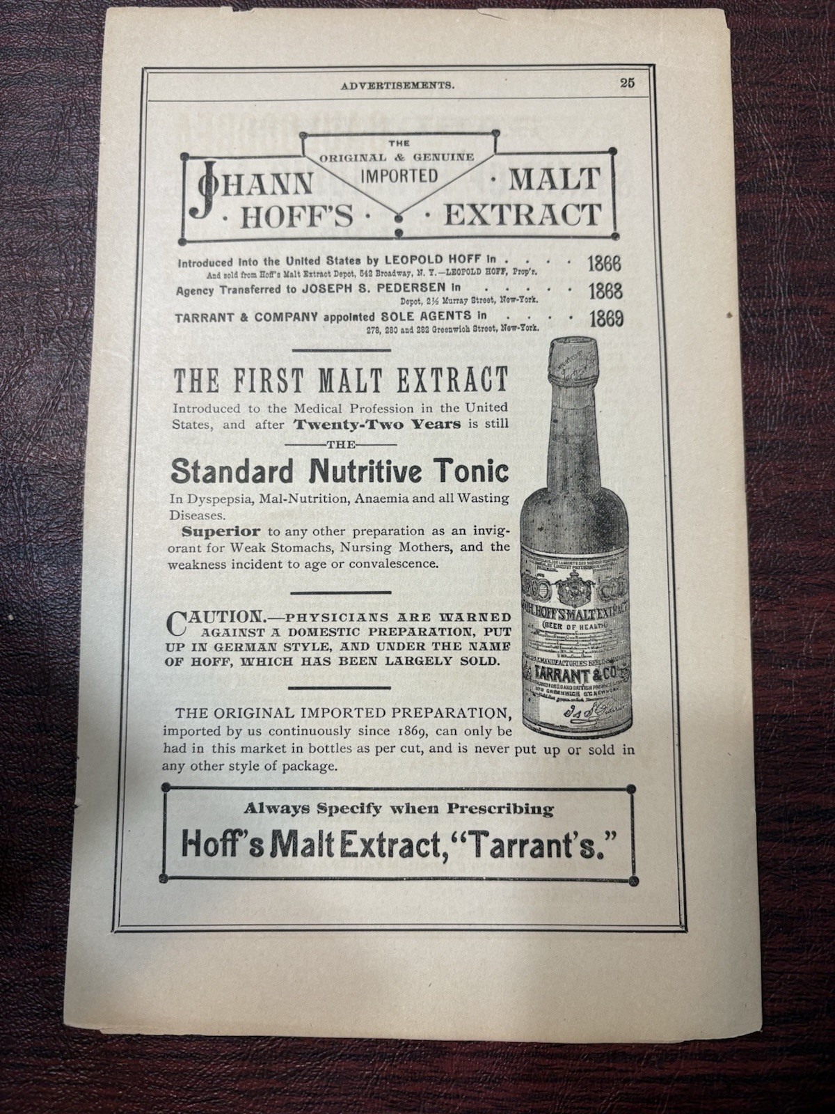 Antique Medical Brief Pharmaceutical Advertising Sheets c1888 Lot of 5