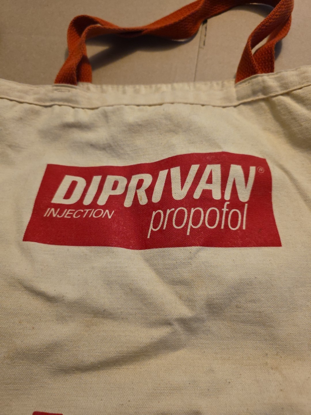Vintage Diprivan Propofol Tote Bag Pharmaceutical Advertising DIP#5