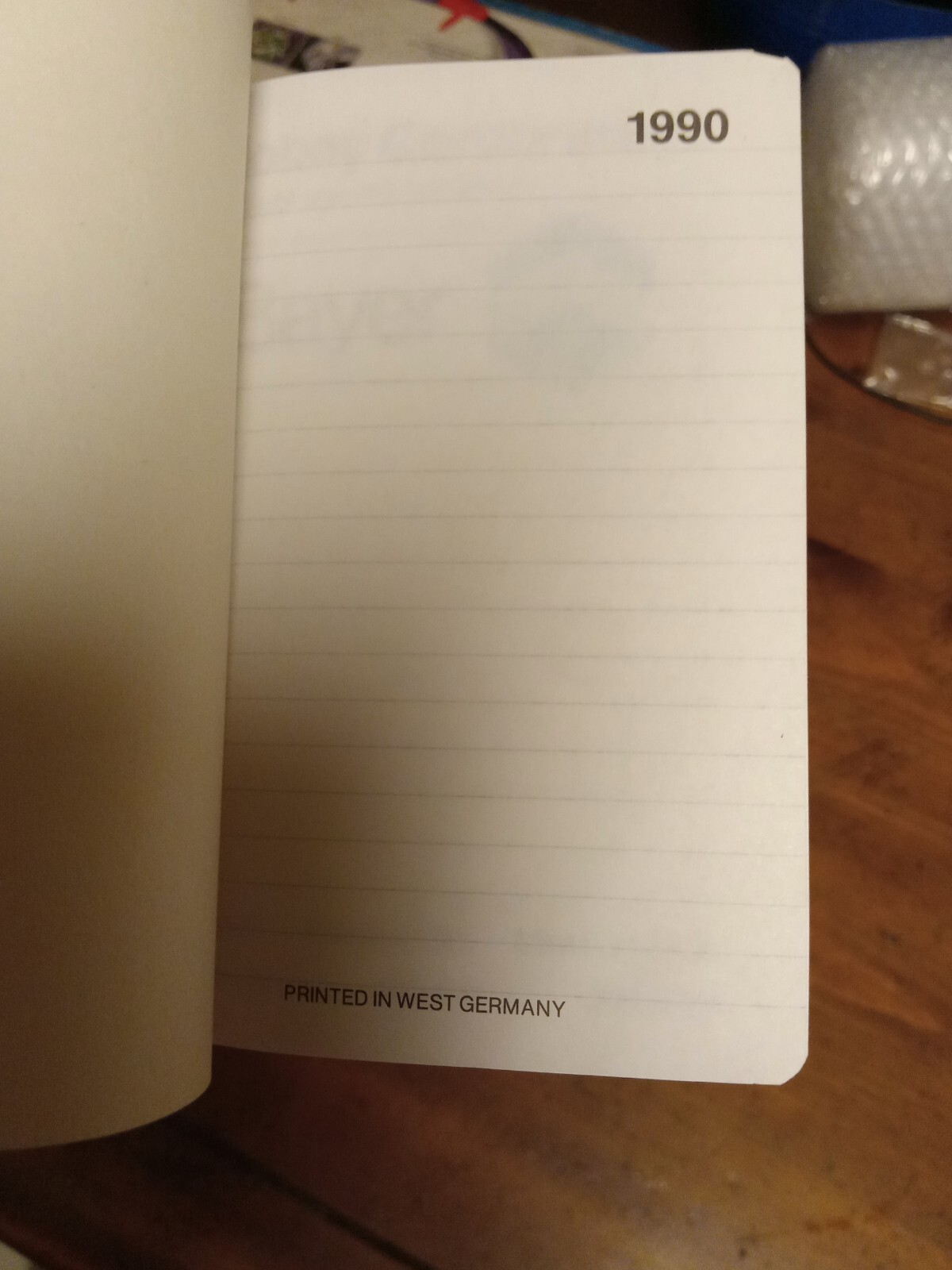 BAYER MOBAY DAILY PLANNER USED 1990Vtg
