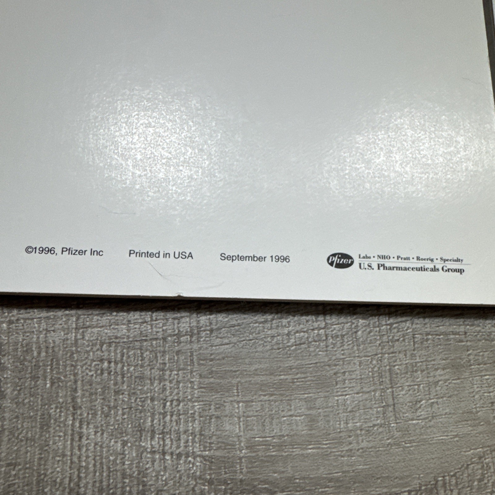 1996 Lot Of 2 Zoloft Pharmaceutical Notepads Advertising Promo drug Rep