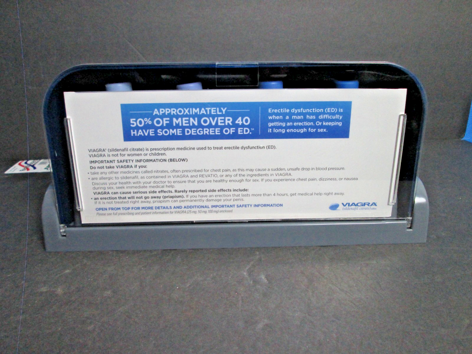 RARE VIAGRA Drug Rep Medical Display Big Pharma Penile ED erection assessment