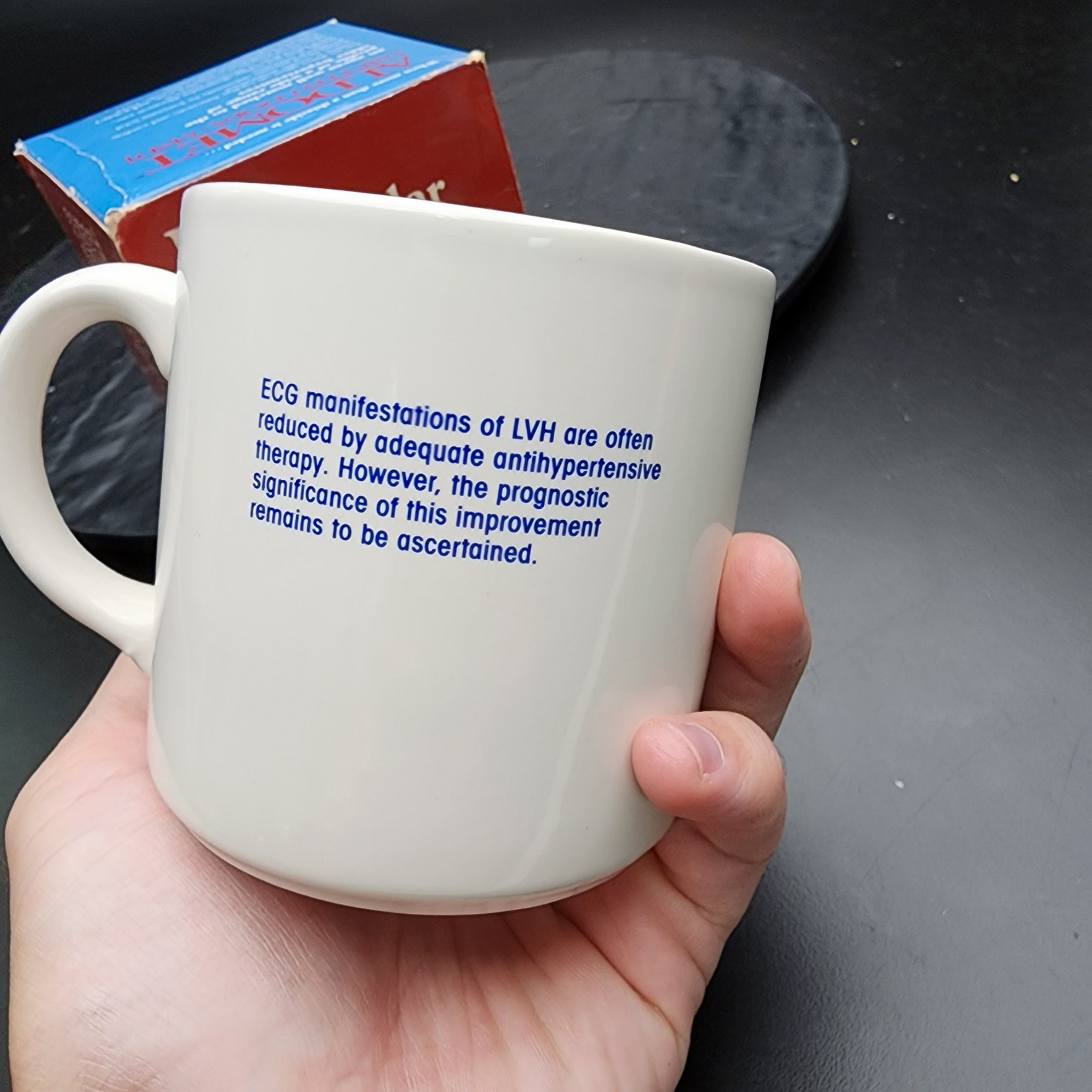 Aldomet Coffee Mug Grindley England Pharma Drug Rep Advertising Doctor Cup