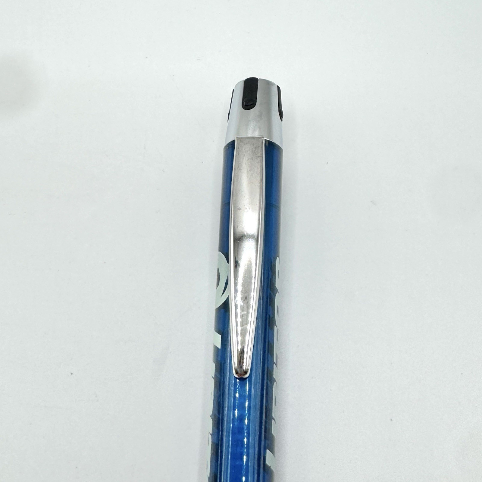 Pfizer Pharmaceutical Advertising Click Pen Blue Drug Rep Promo Collectible