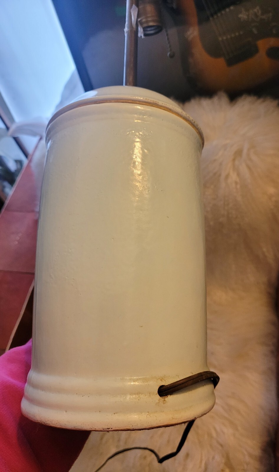 🌼💡VTG Apothecary Jar Pharmacy Drugstore Jar Lamp “Confect Boraginis”🌼💡