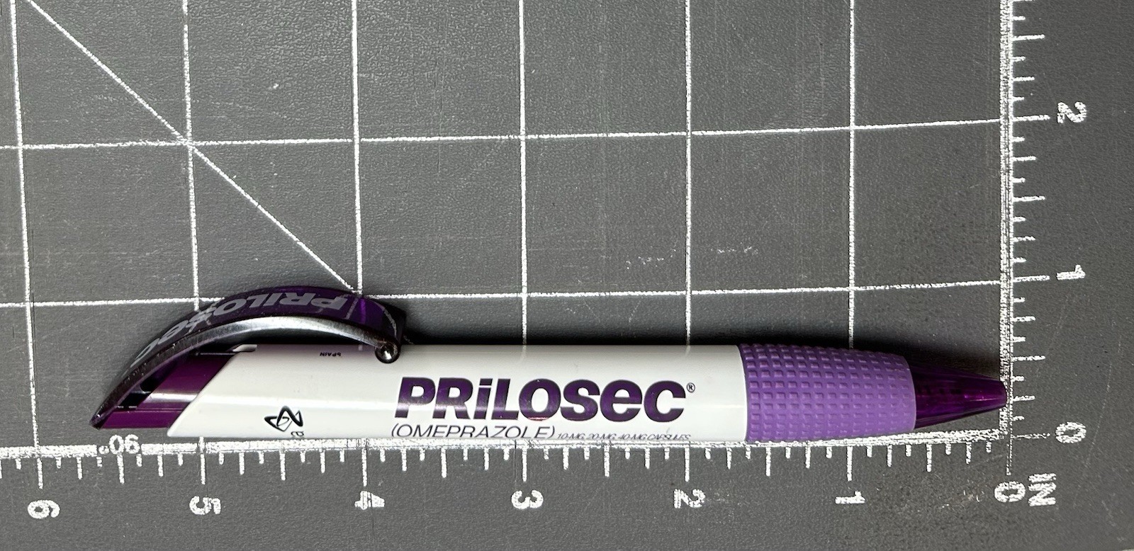 Prilosec Omeprazole AstraZeneca Pharmaceutical Promo Advertising Ballpoint Pen