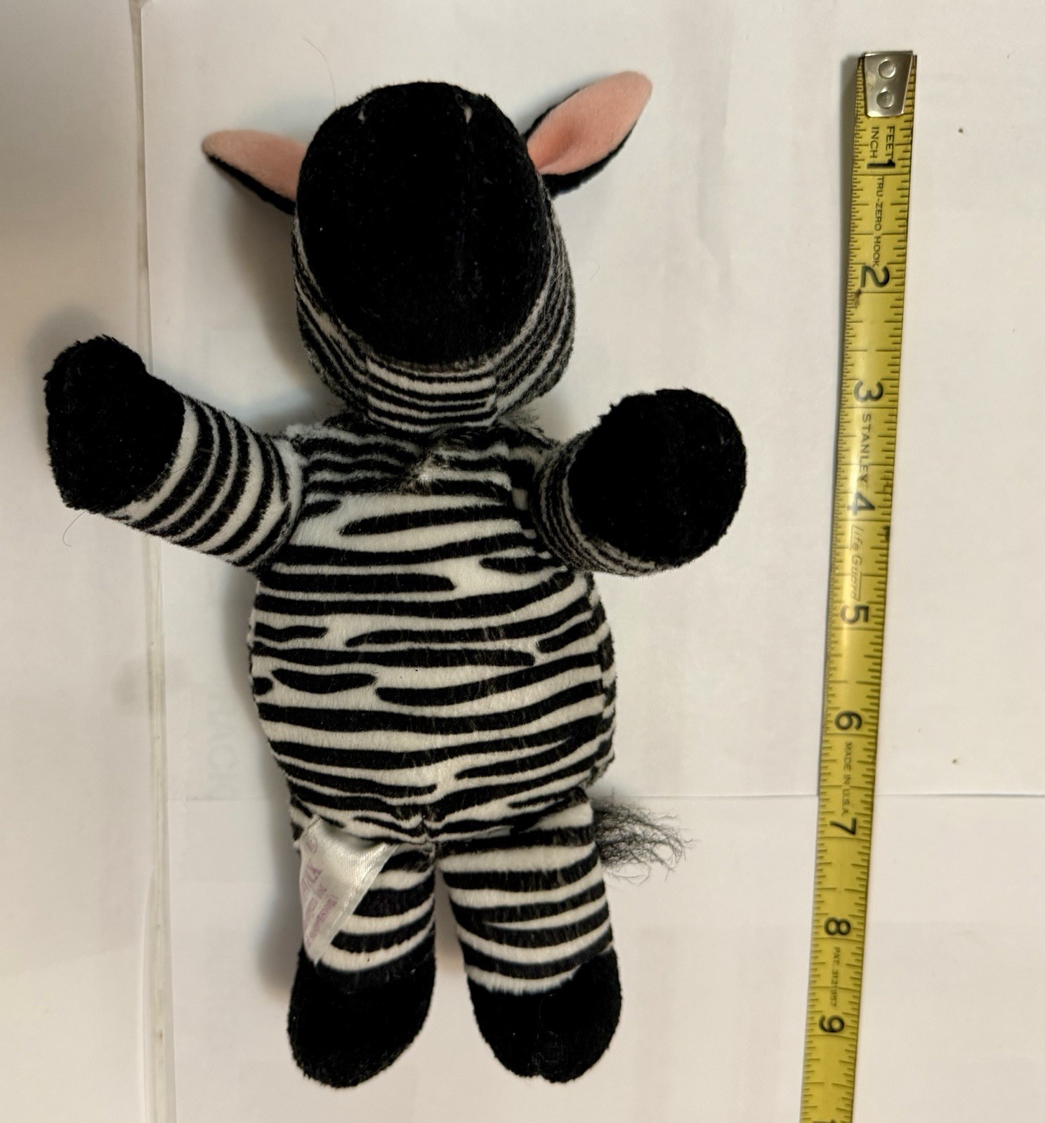 Zithro Zebra Plush Toy Drug Rep Pharmaceutical Promo Medical Advertising 1999 FS