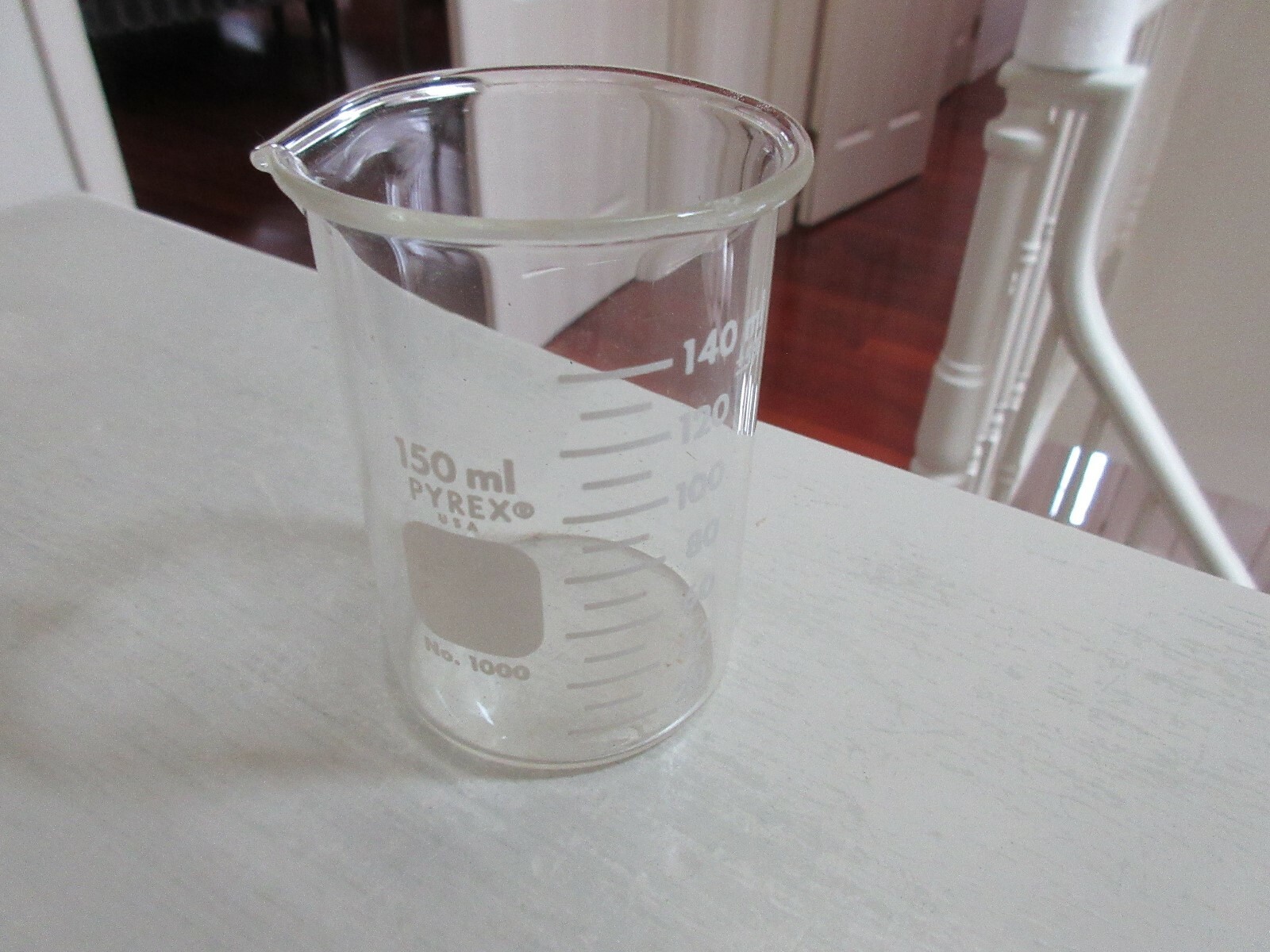 Rx , Pharmacy , Pyrex 150 ml Beaker , # 1000 , Vintage