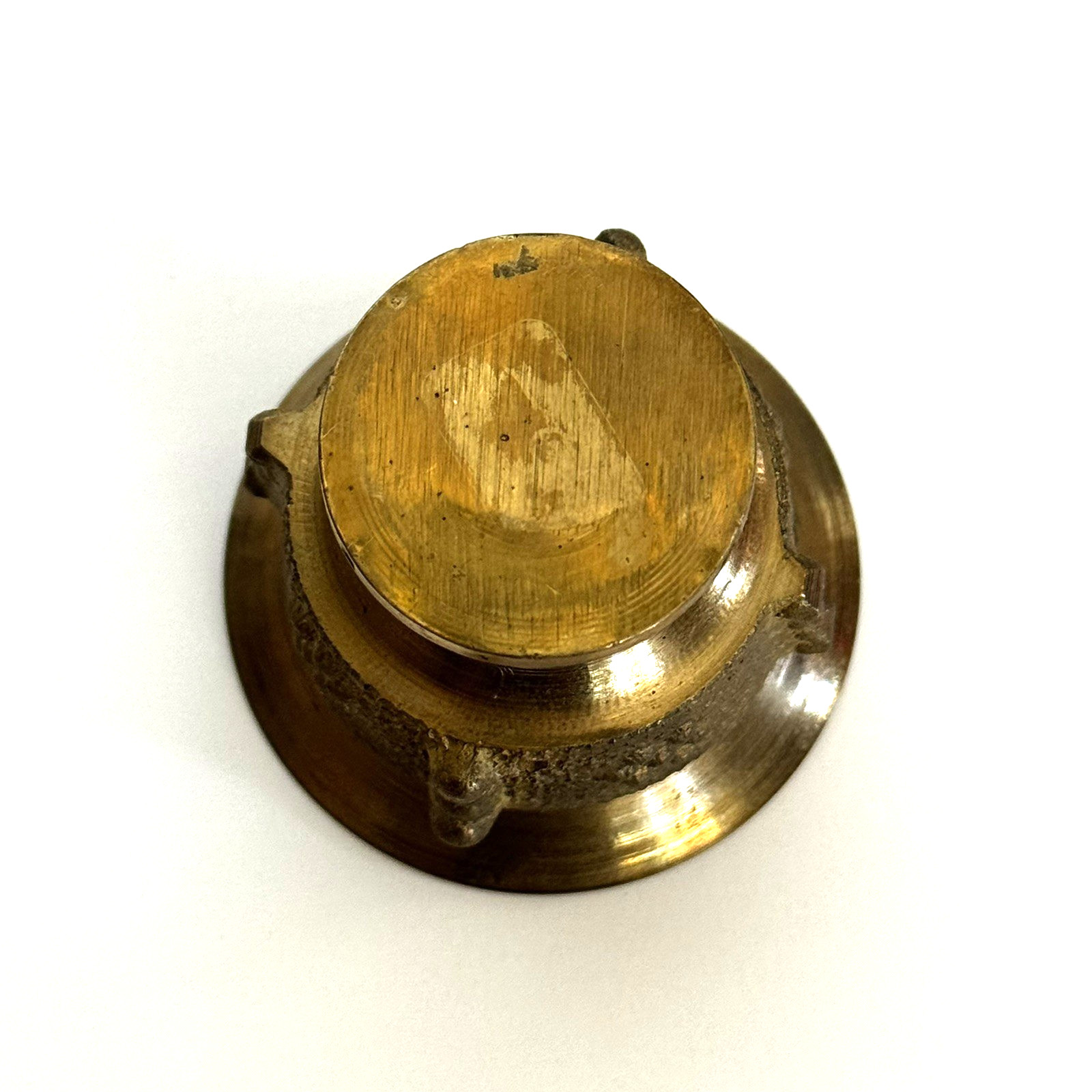 Vintage Cast Brass Small Pharmaceutical Mortar Bowl Apothecary Cup