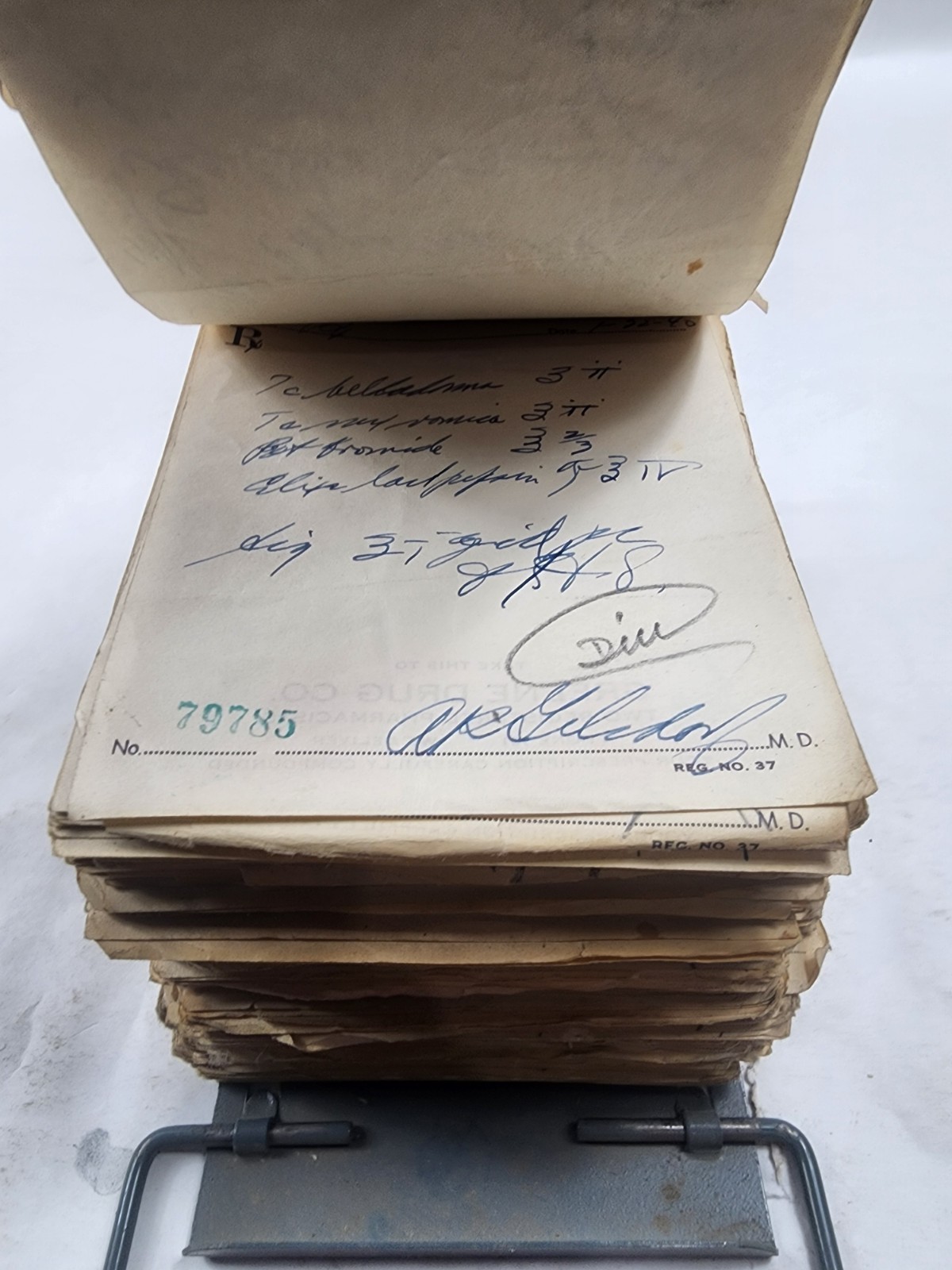 Prescription Atlas Rx Pad Paper Apothecary Druggist Pharmacy Medicine 1939 1940