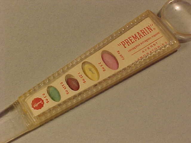 Vintage Averst Laboratories “Premarin” Drug Advertising Letter Opener Magnifier