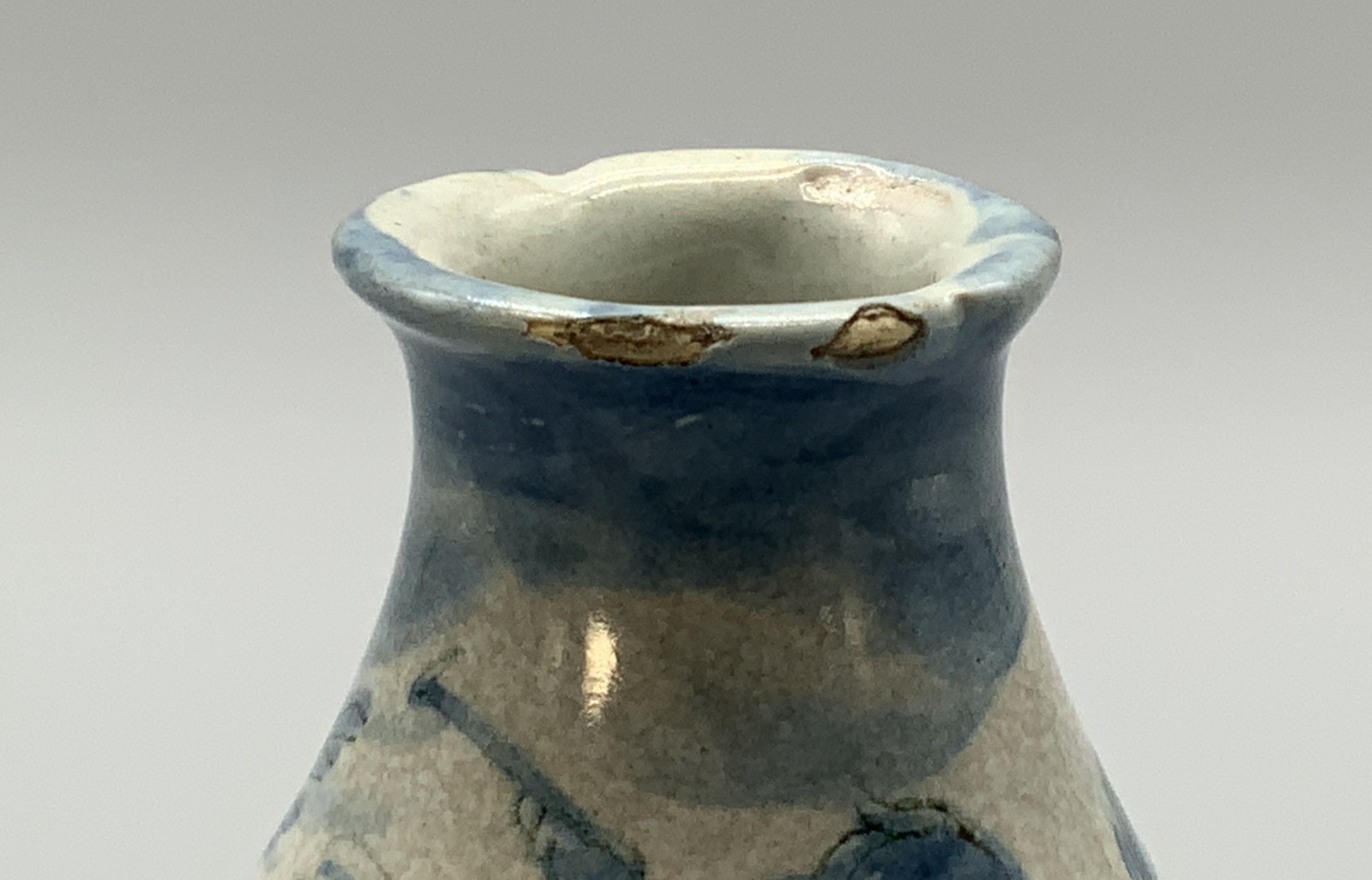 17th-Century Italian Savona Majolica Albarello Drug Pharmacy Jar Bottles