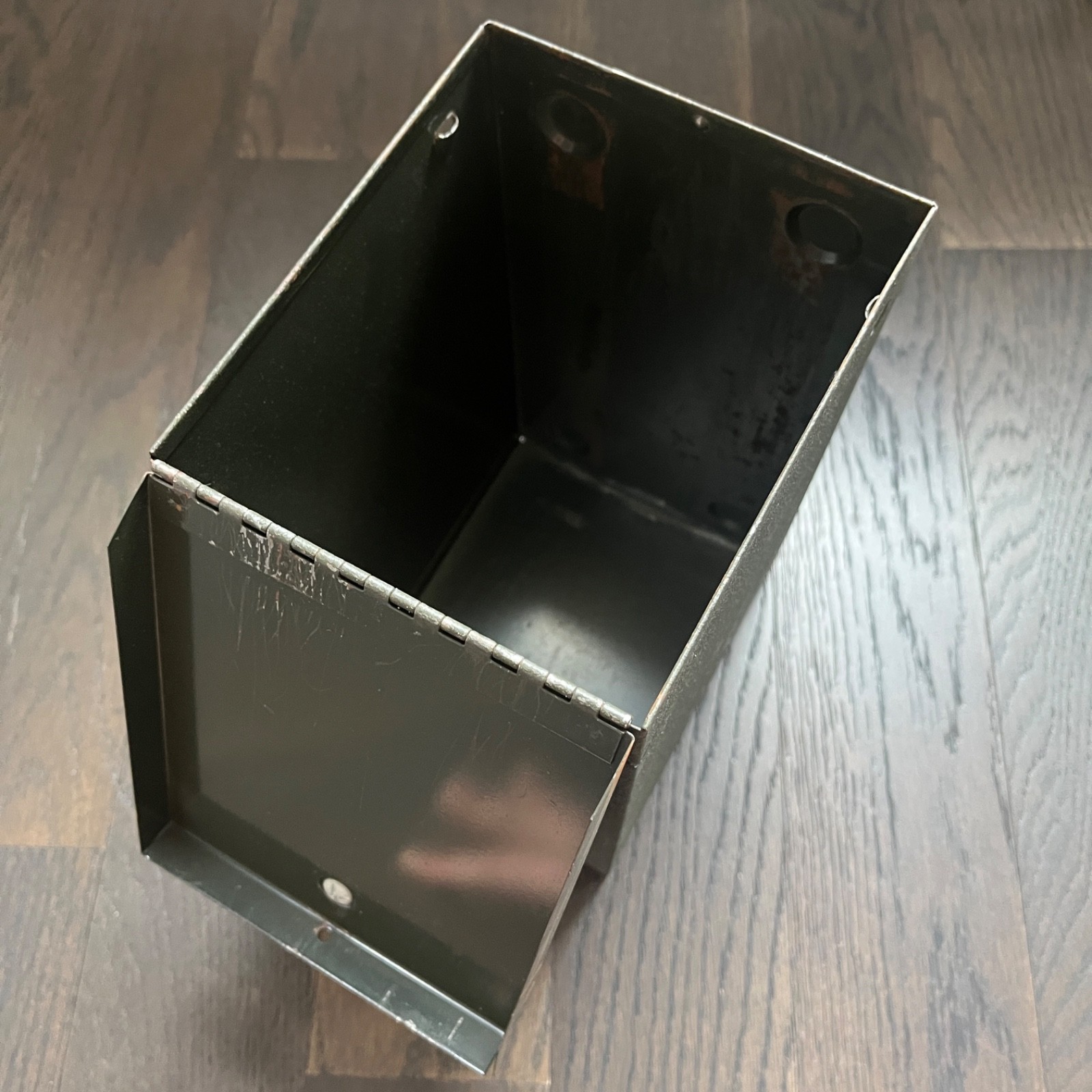 VINTAGE METAL TALBOTT PRESCRIPTION FILE BOX AURORA, ILLINOIS 1960’s