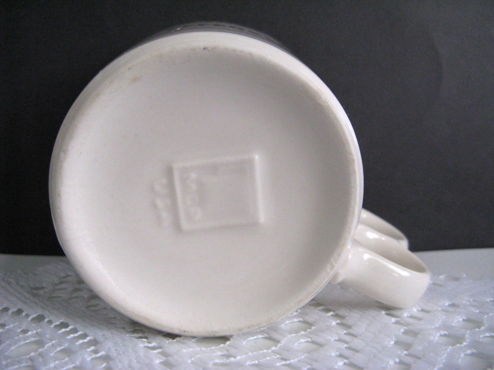 EFFERSYLLIUM Laxative Vtg 1960s Mug Drug Rep Promo Mount Clemens Trigger Handle