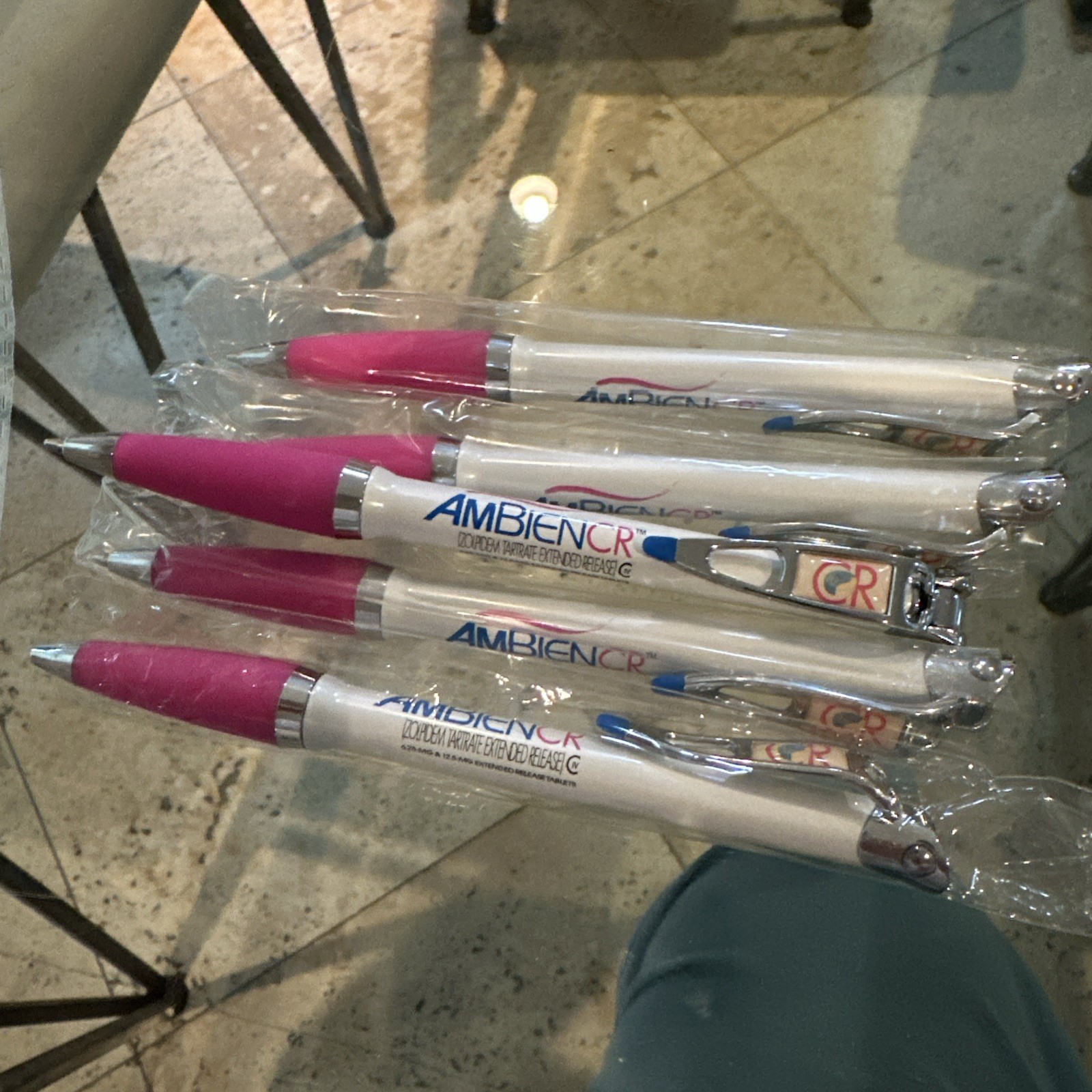 Drug Rep AMBIEN CR Collectible Heavy Metal Pen RARE
