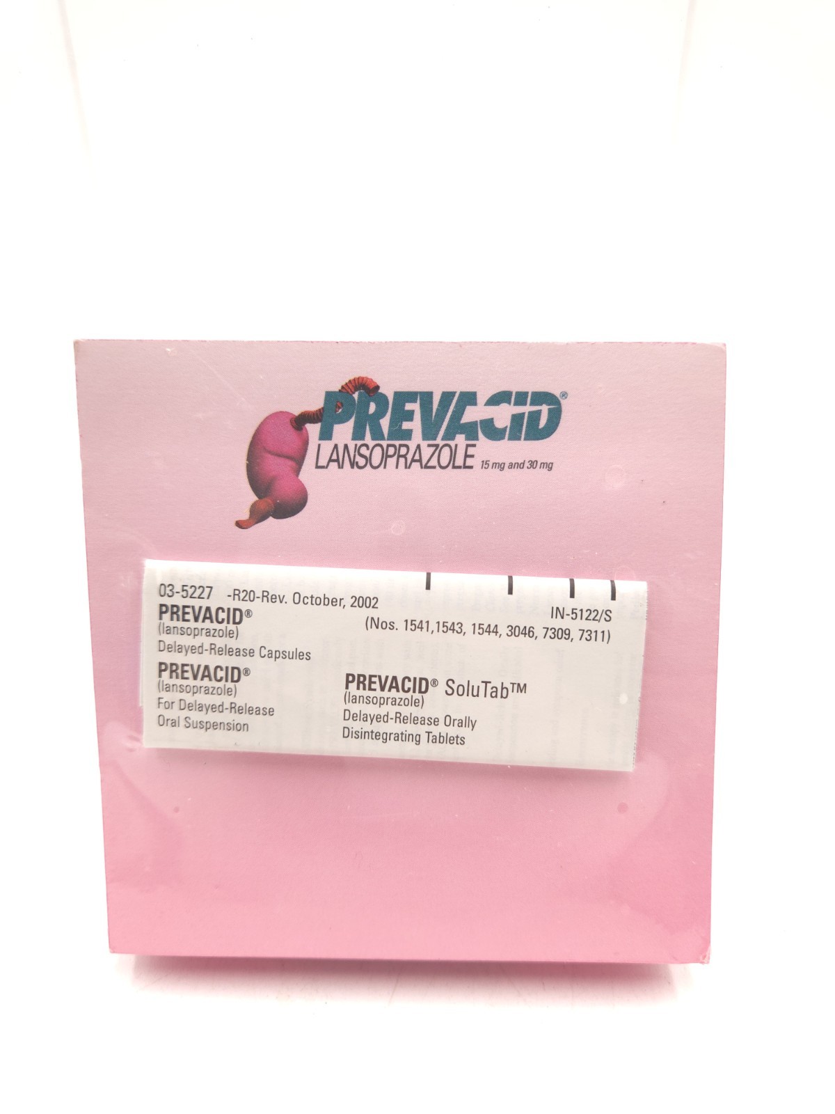 Vintage Sealed Prevacid Drug Rep Doctor Note Pad Stomach Antacid 10/02