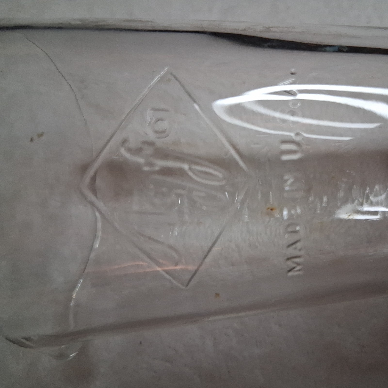 VTG 4oz Heavy Glass Measuring Pharmacy Graduate Beaker marked in Oz’s AFAIK USA