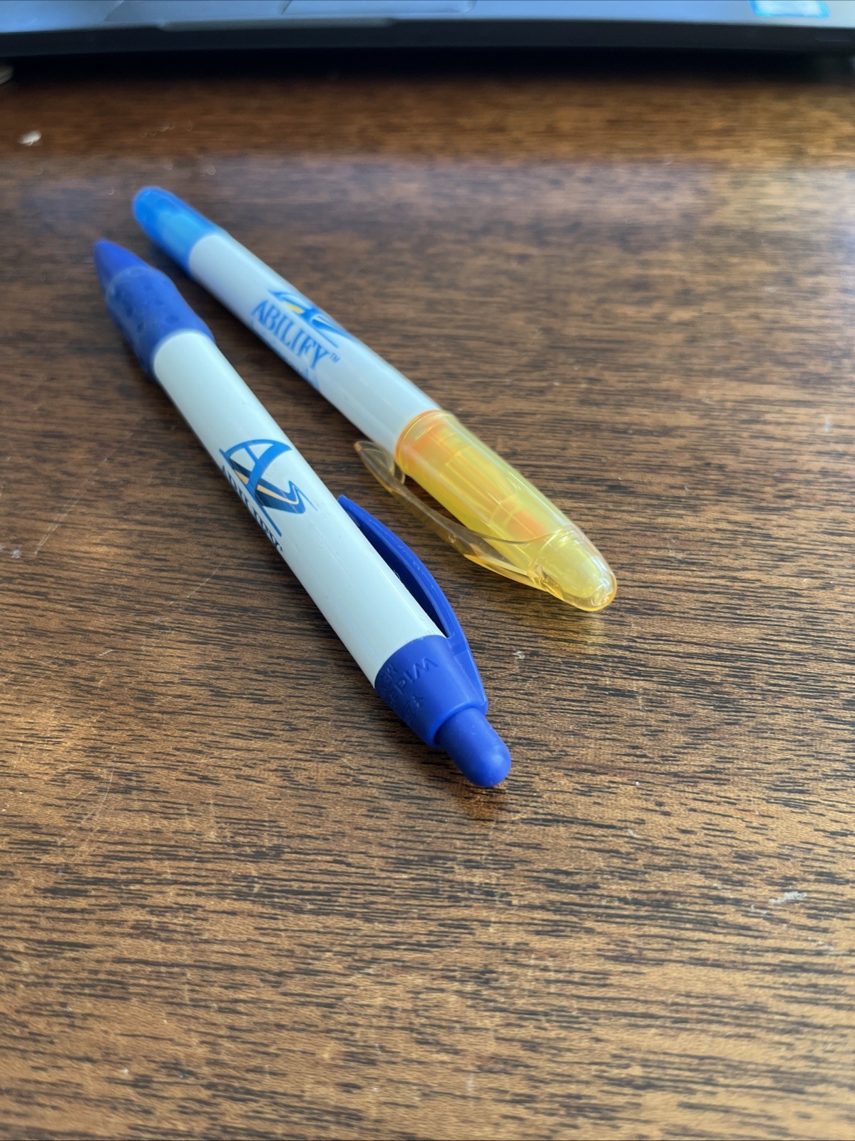 Abilify Highlighter Two Sided Pen Lot Medical Drug Rep Pharmaceutical Working
