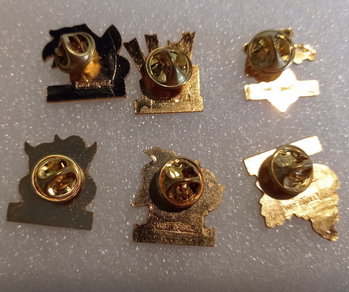 SANDOZ Pharmaceutical agro set pin badge LSD Albert Hofmann rare