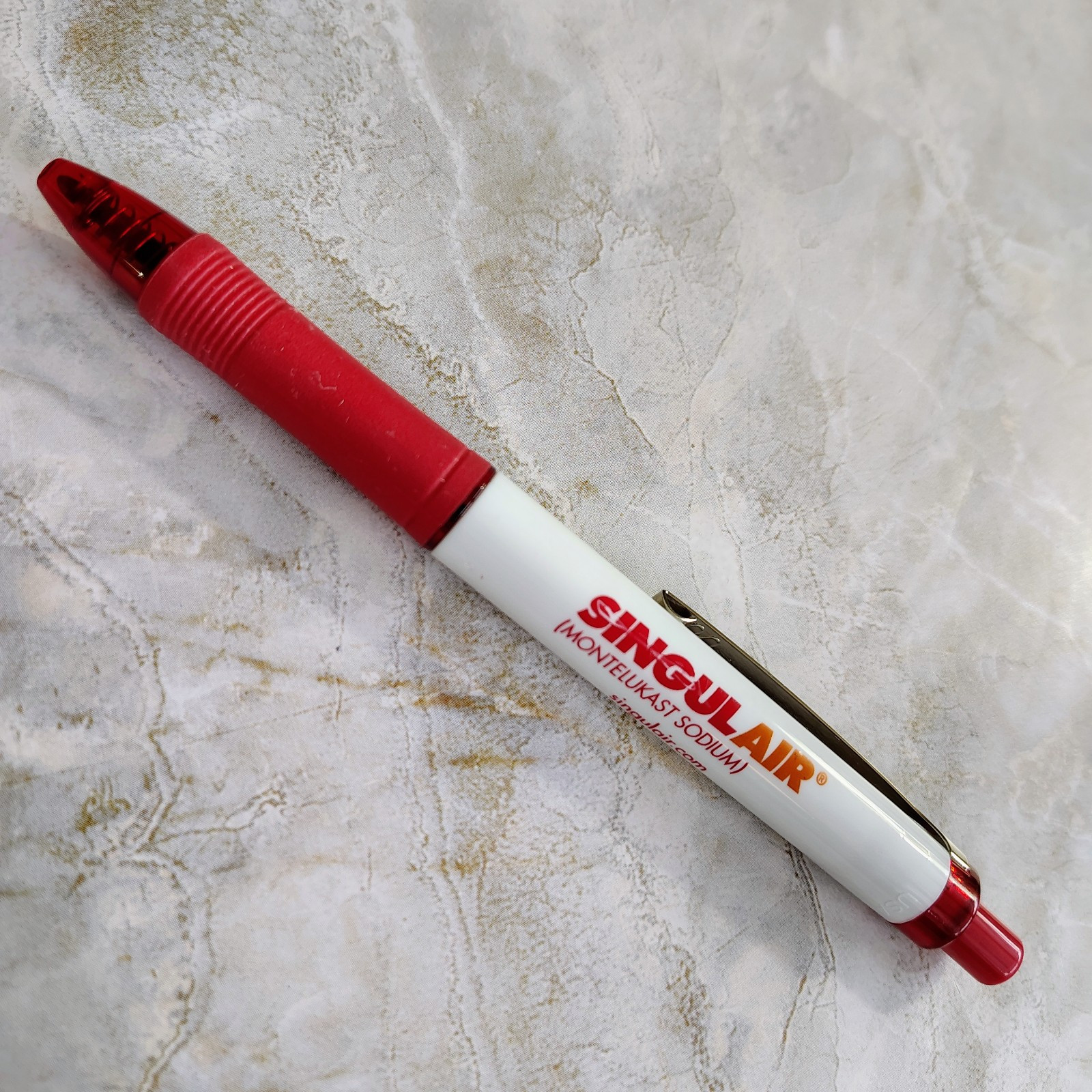 2 Singulair Pharmaceutical Drug Rep Advertising Promo Pens Bic Papermate Lot