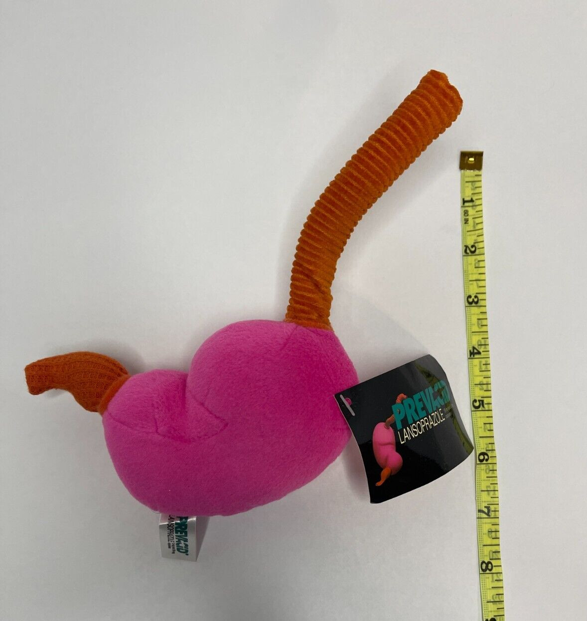 Prevacid Stomach Plush Beanie Toy Pharmaceutical Drug Rep Promo Advertising
