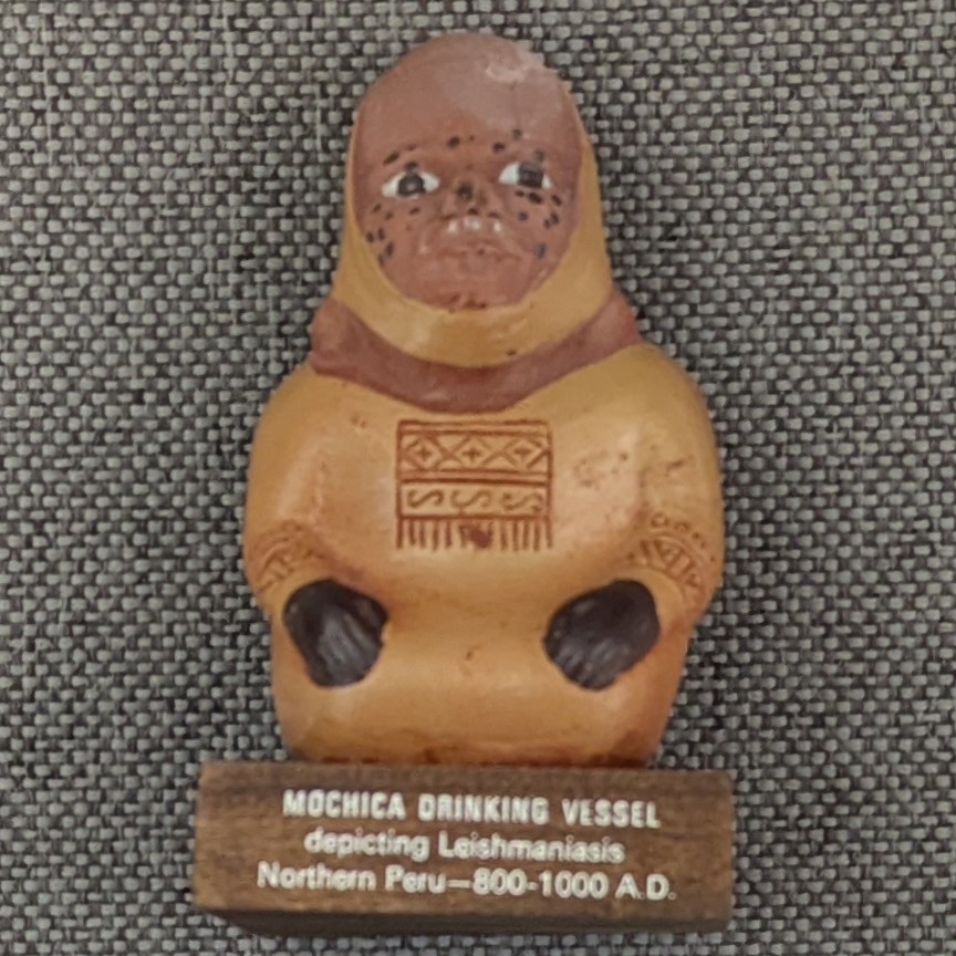 Drug Rep Pharma Advertising Garamycin Northern Peru Replica Statue 800-1000 A.D.