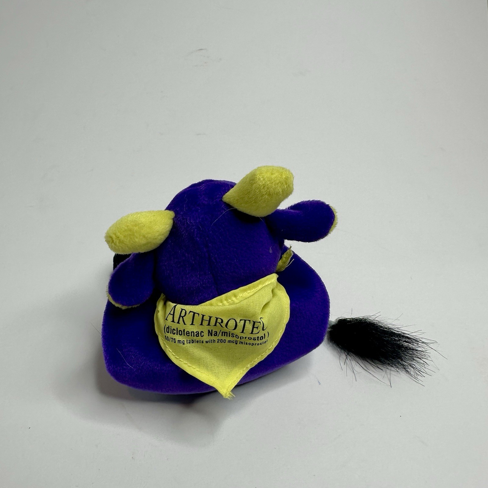 Arthrotec Cow Bull Plush Pfizer Drug Pharmaceutical Rep Promo Purple