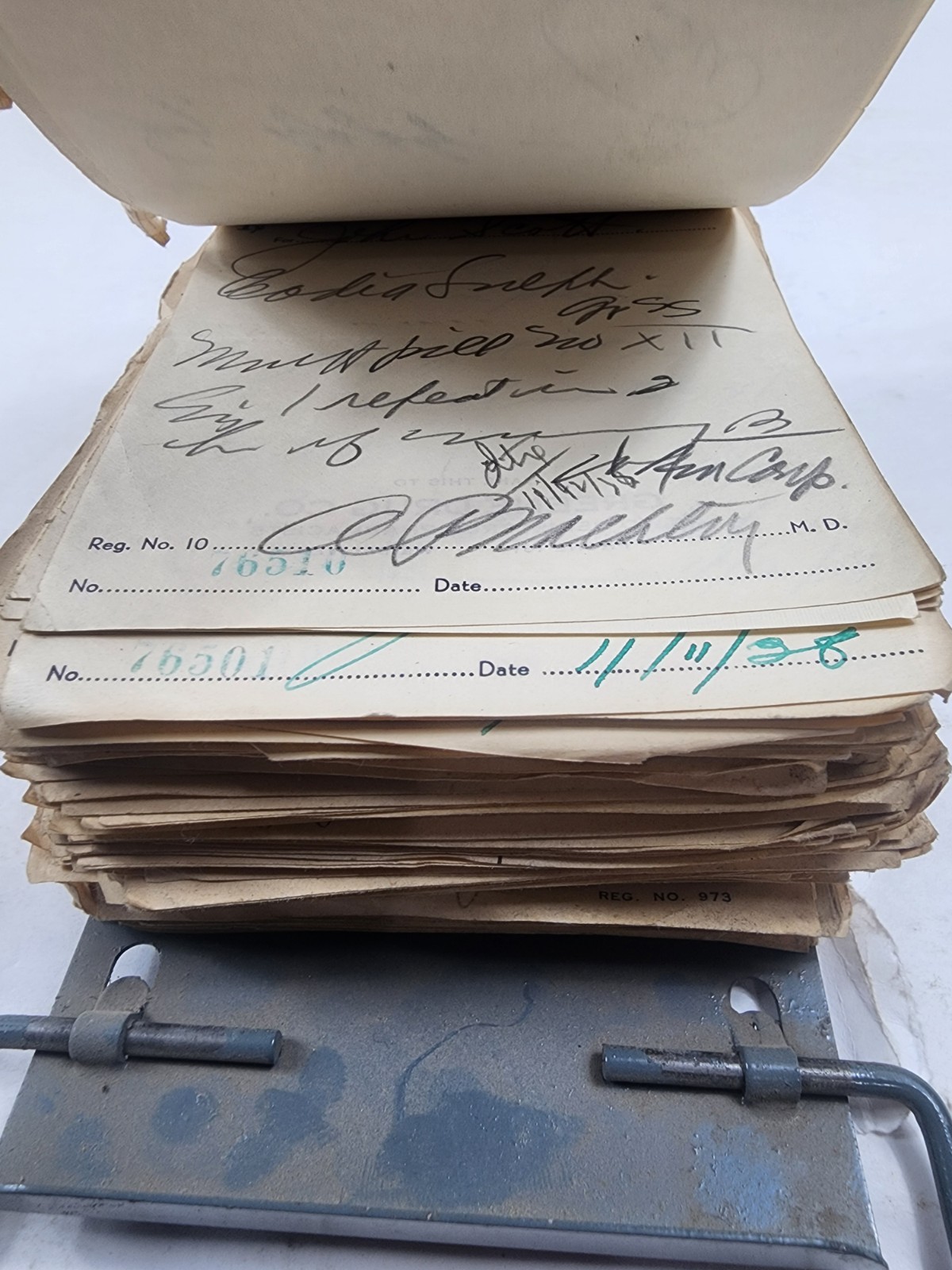 Prescription Atlas Rx Pad Paper Apothecary Druggist Pharmacy Medicine 1938 1939