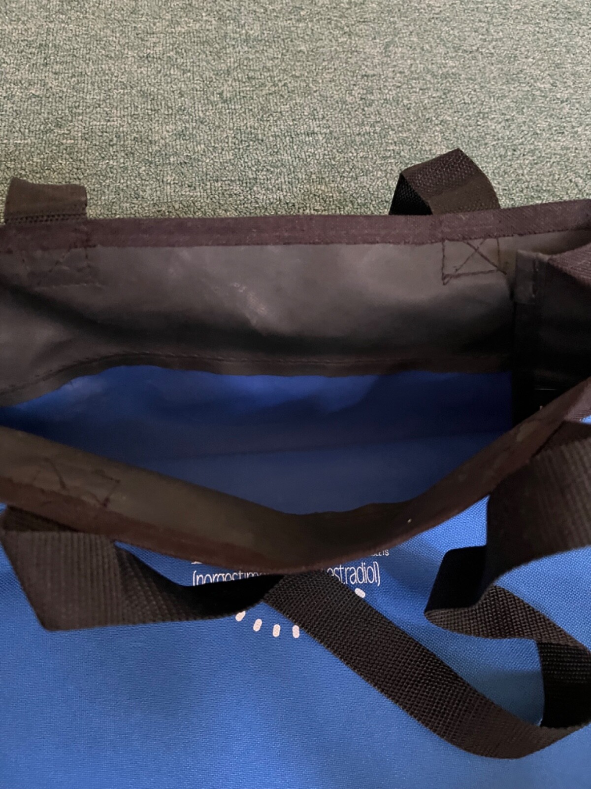 pharmaceutical drug rep tote & laptop carry bag & leather id tags