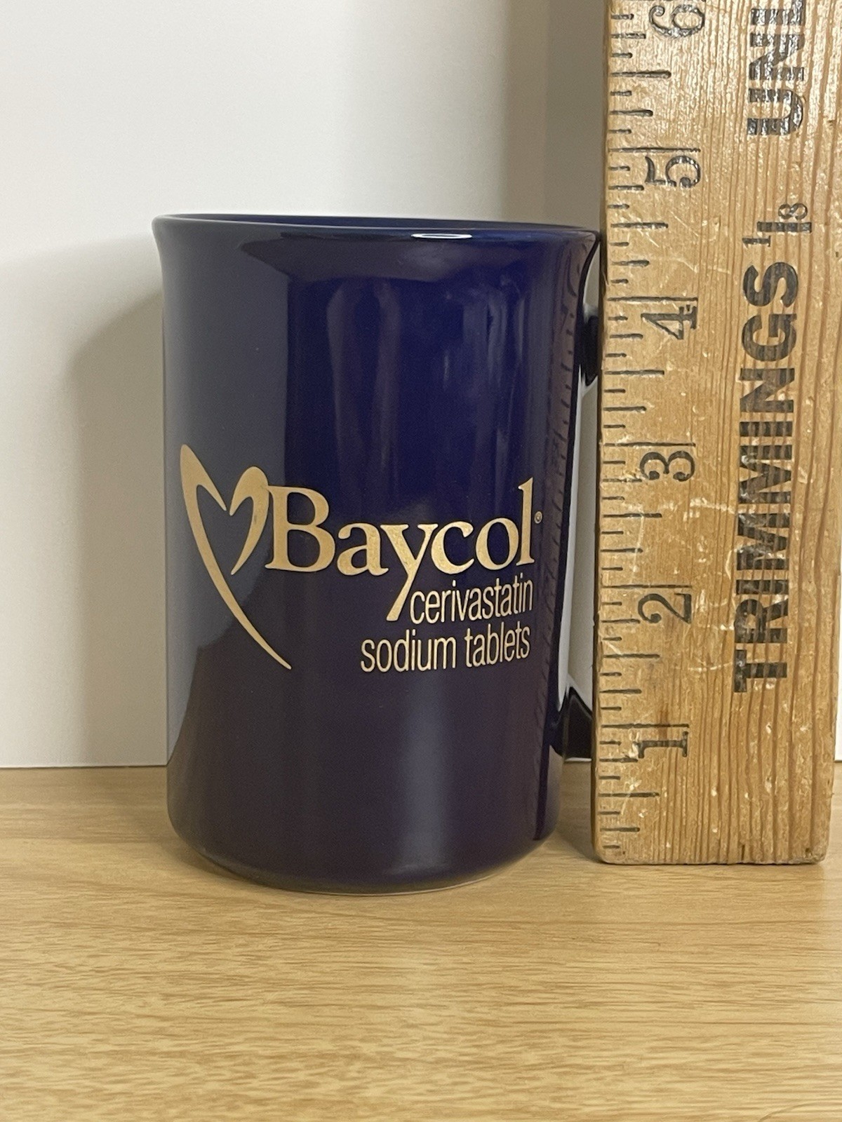 Baycol Cerivastatin Recalled Pharma Drug Rep Promo Mug Coffee Cup Rare