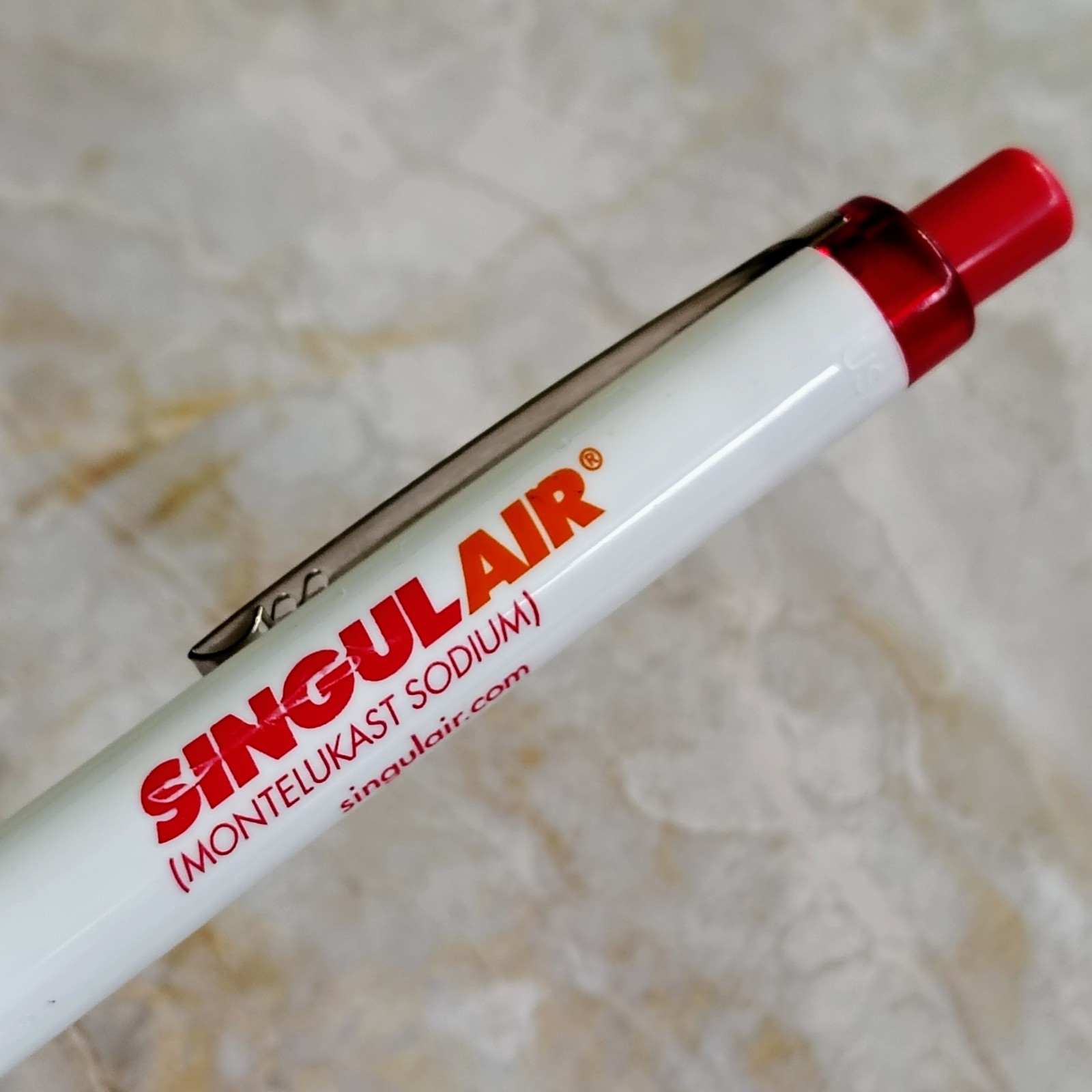 2 Singulair Pharmaceutical Drug Rep Advertising Promo Pens Bic Papermate Lot