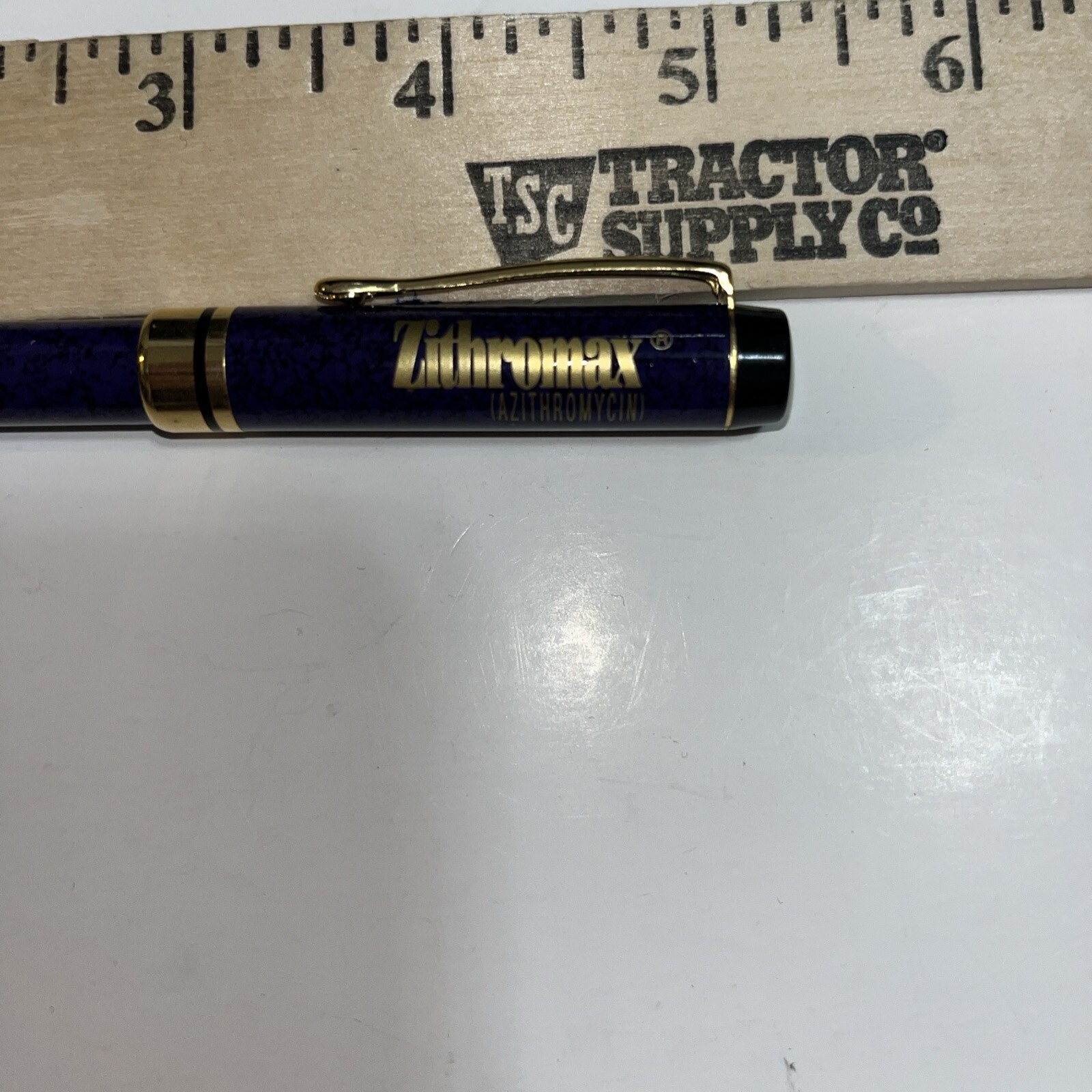Zithro Medical Drug Rep Pharmaceutical Pen Metal Collectible Advertising